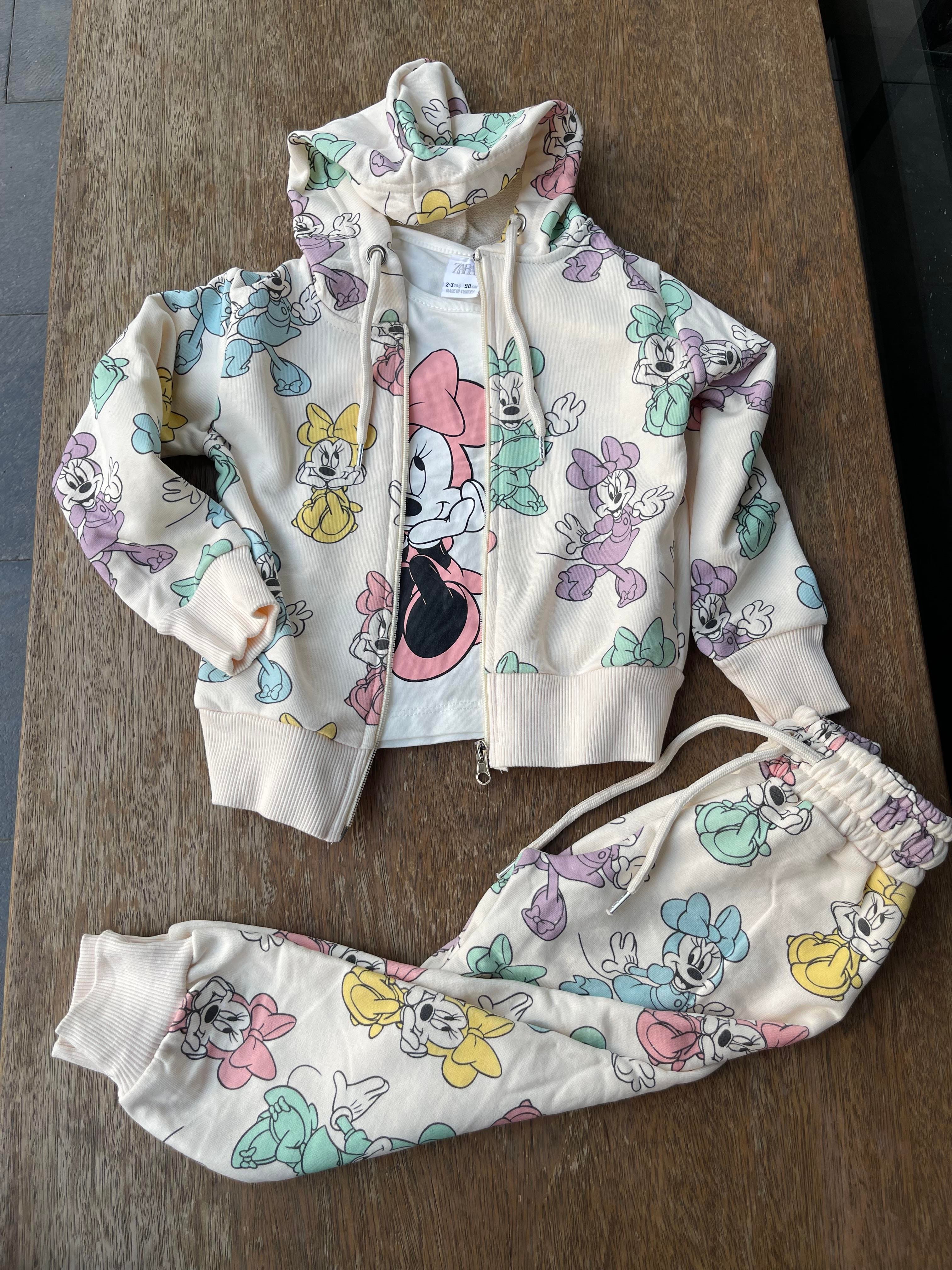 8852 Kids Minnie 3 lü Takım 2-3 /7-8 Yaş