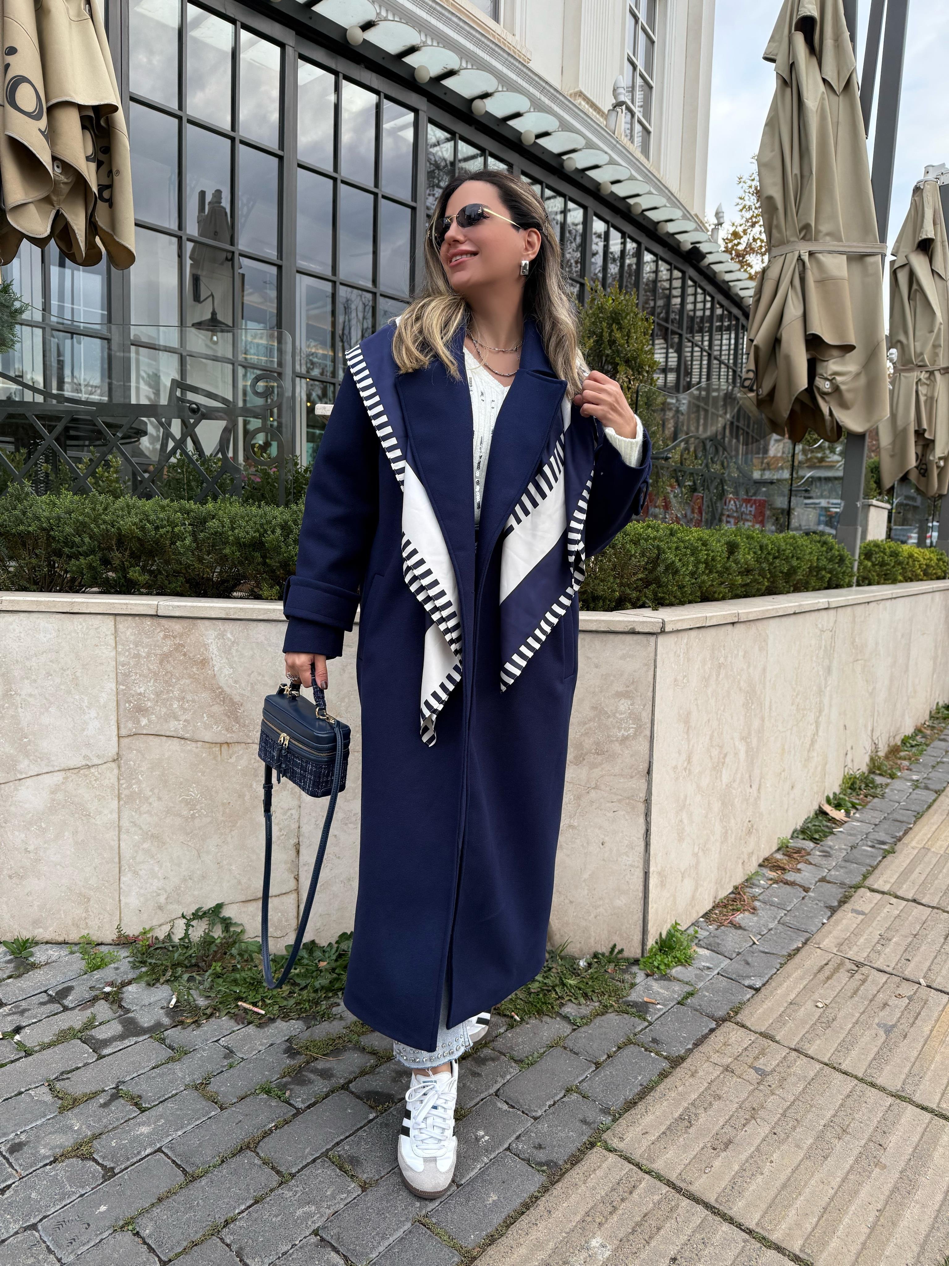8917 Oversize Kruvaze Kaban
