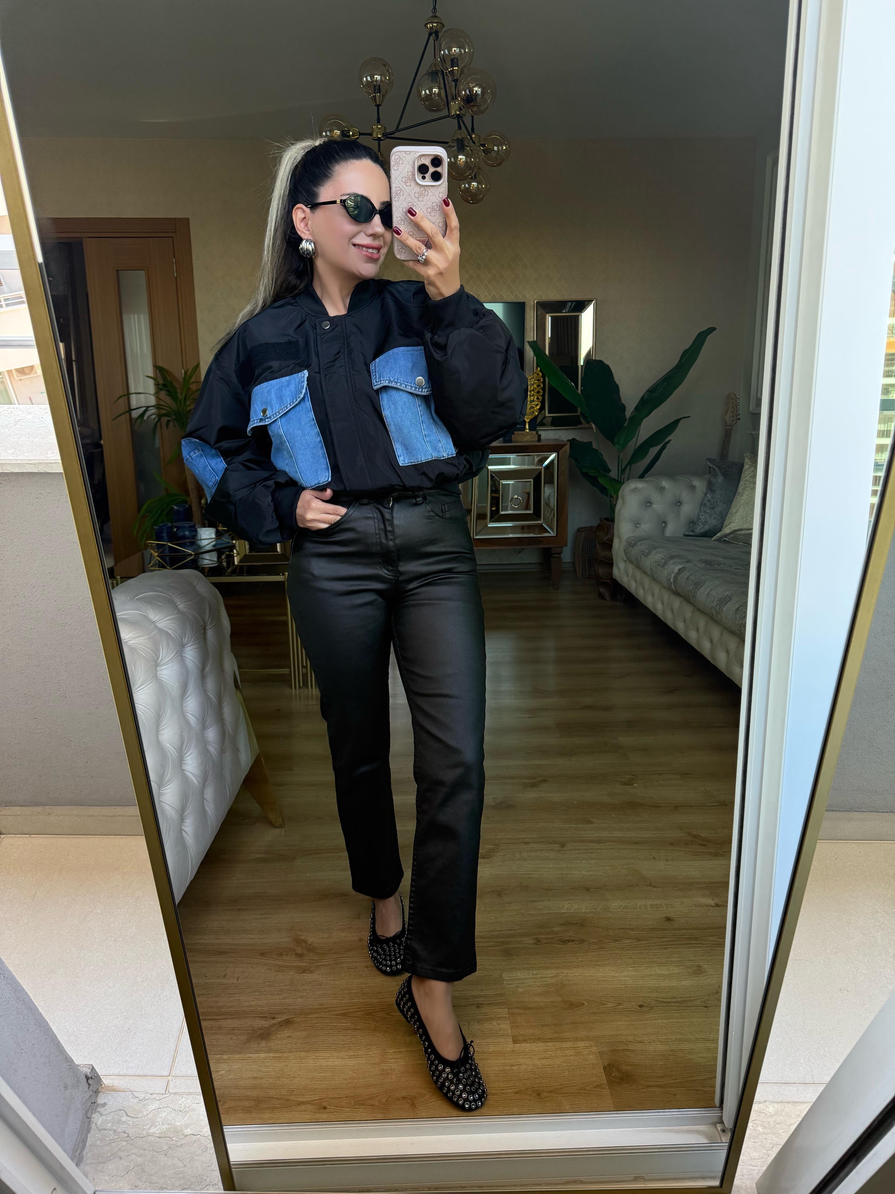 8935 Mumlu Kaplama Pantolon