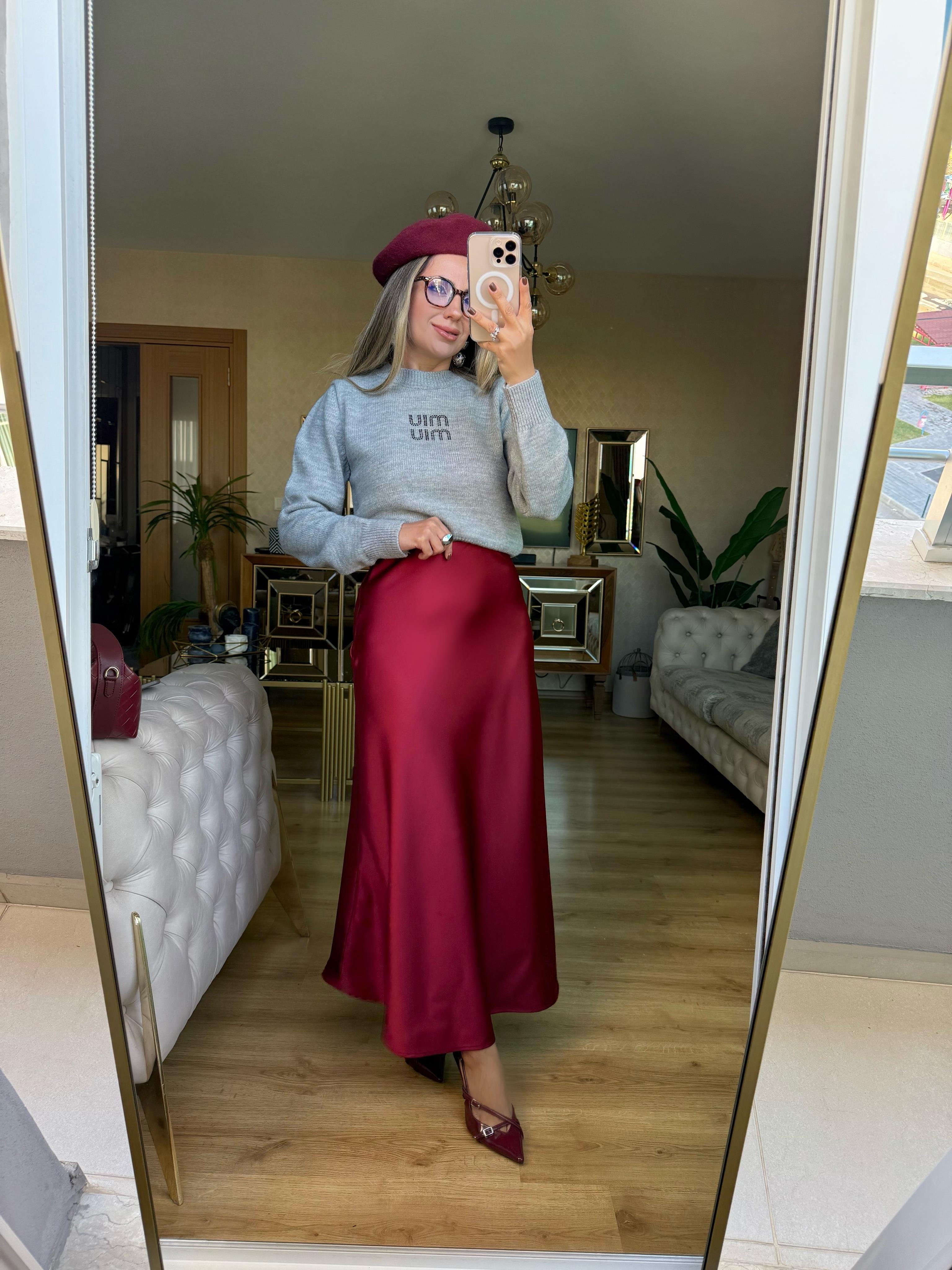 8942 Uzun Saten Etek