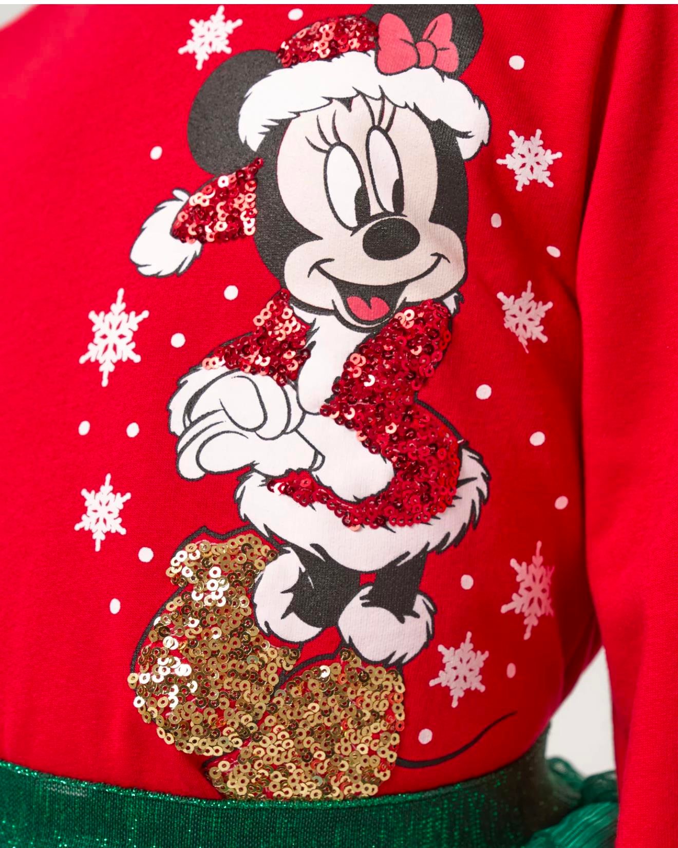 8969 Kids Minnie Mouse Baskılı Etek Takım 5-8 Yaş