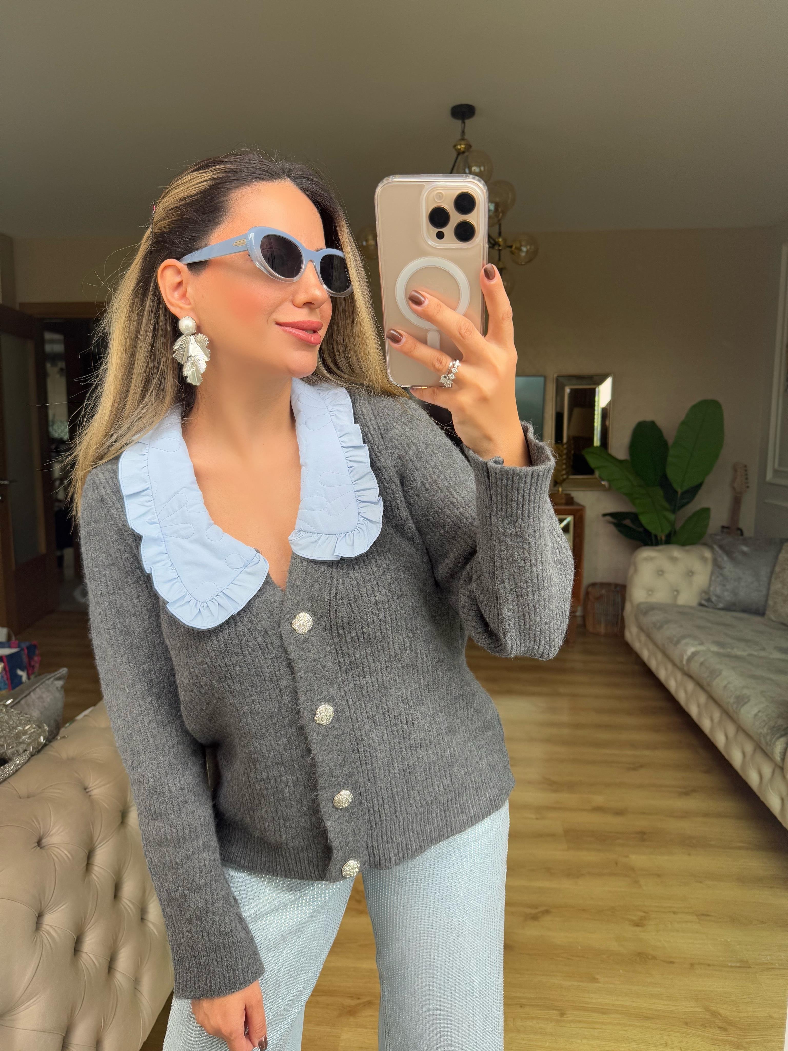 8989 Bebe Yaka Hırka