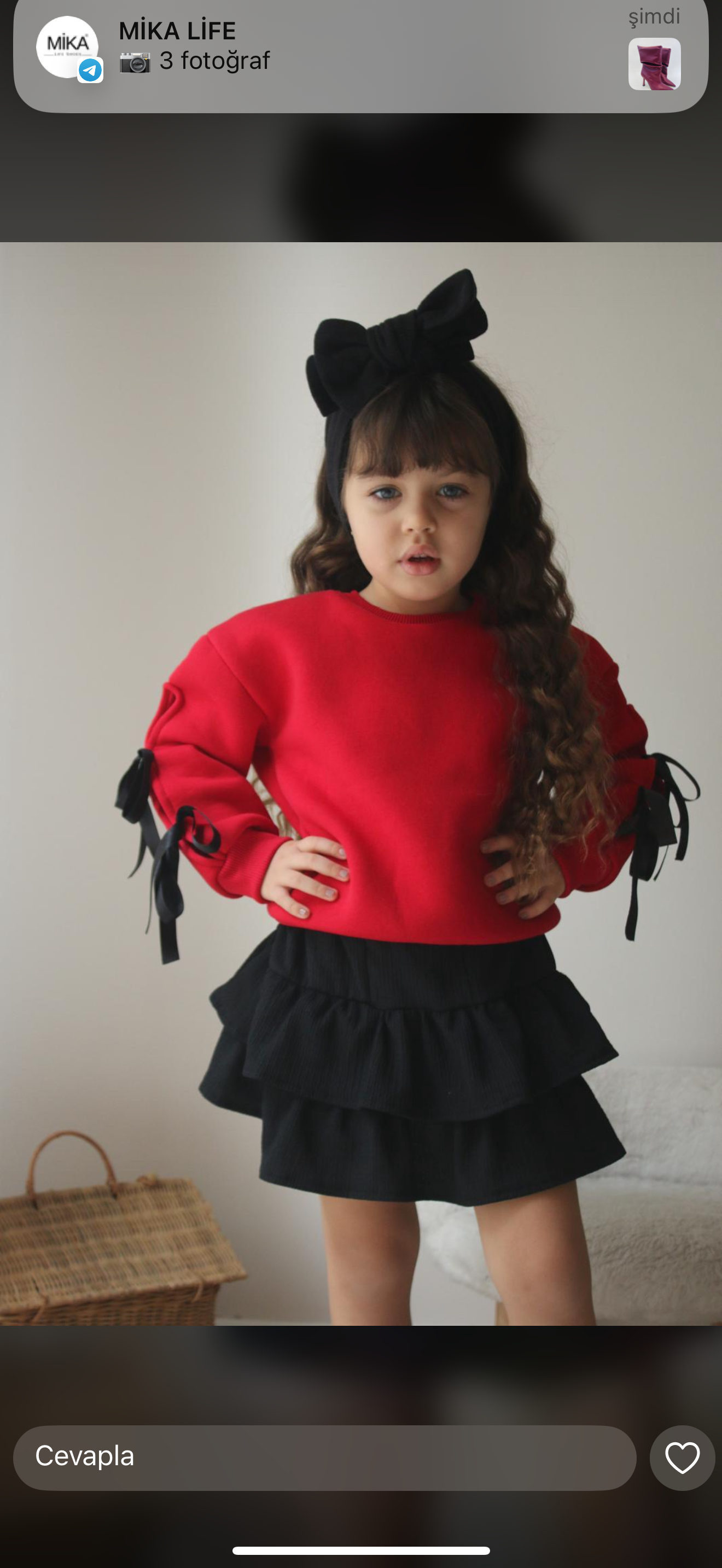 9155 Kids Kolları Fiyonk Detaylı Takım 3-4 / 9-10 Yaş