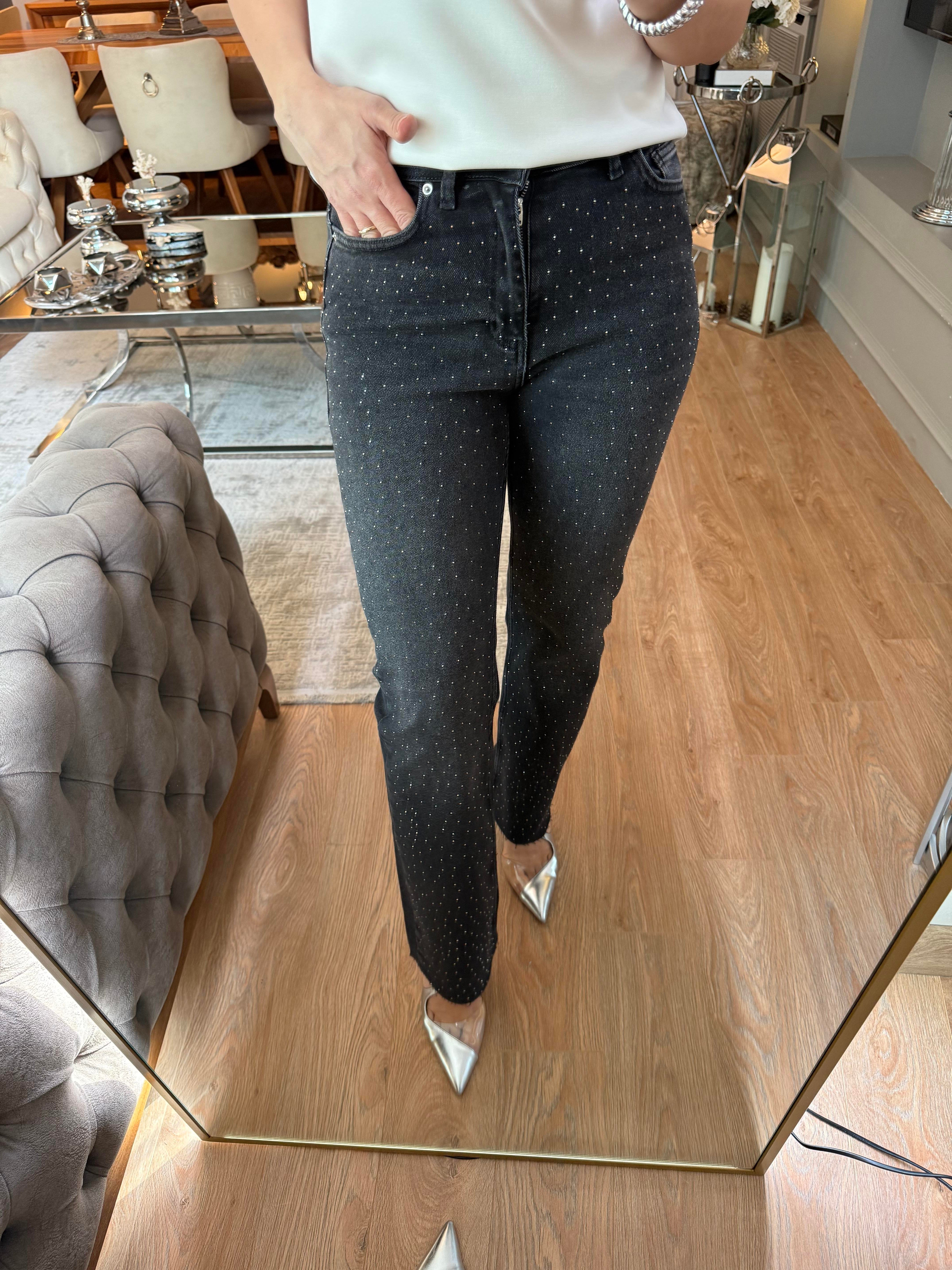 9212 Yeni Sezon Taşlı Jean
