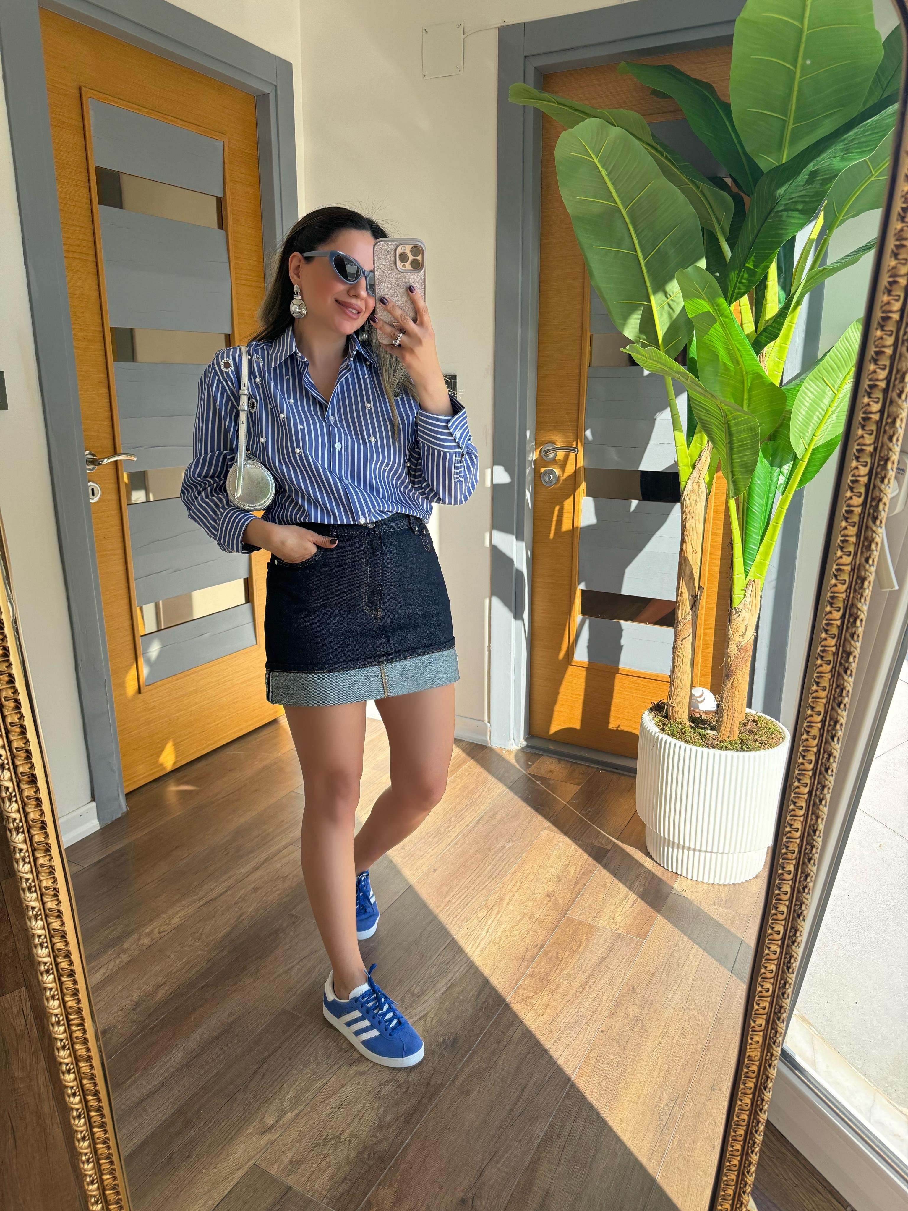 9262 Lacivert  Kot Etek