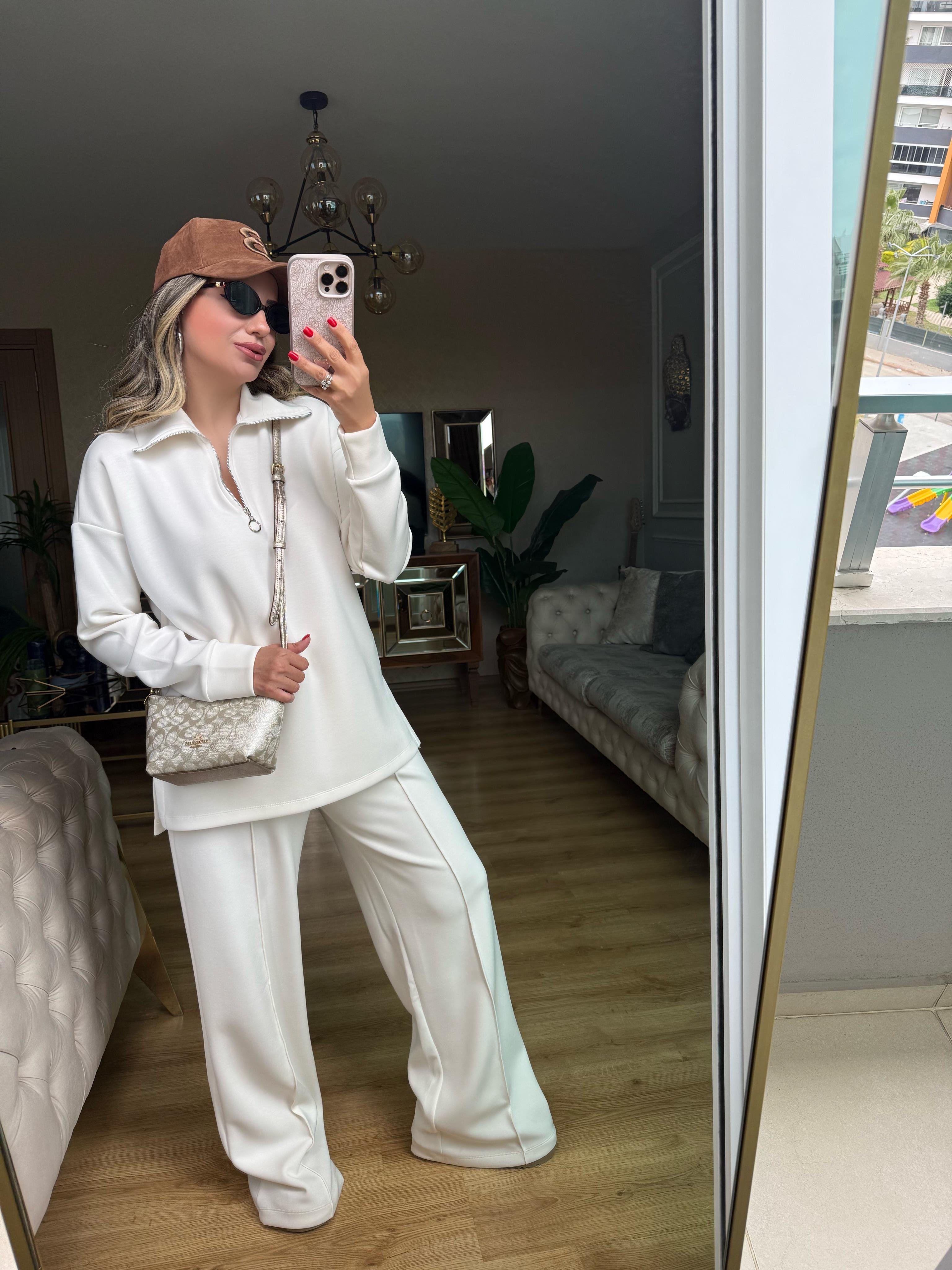 9267 Fermuarlı Modal Orj Marka Takım