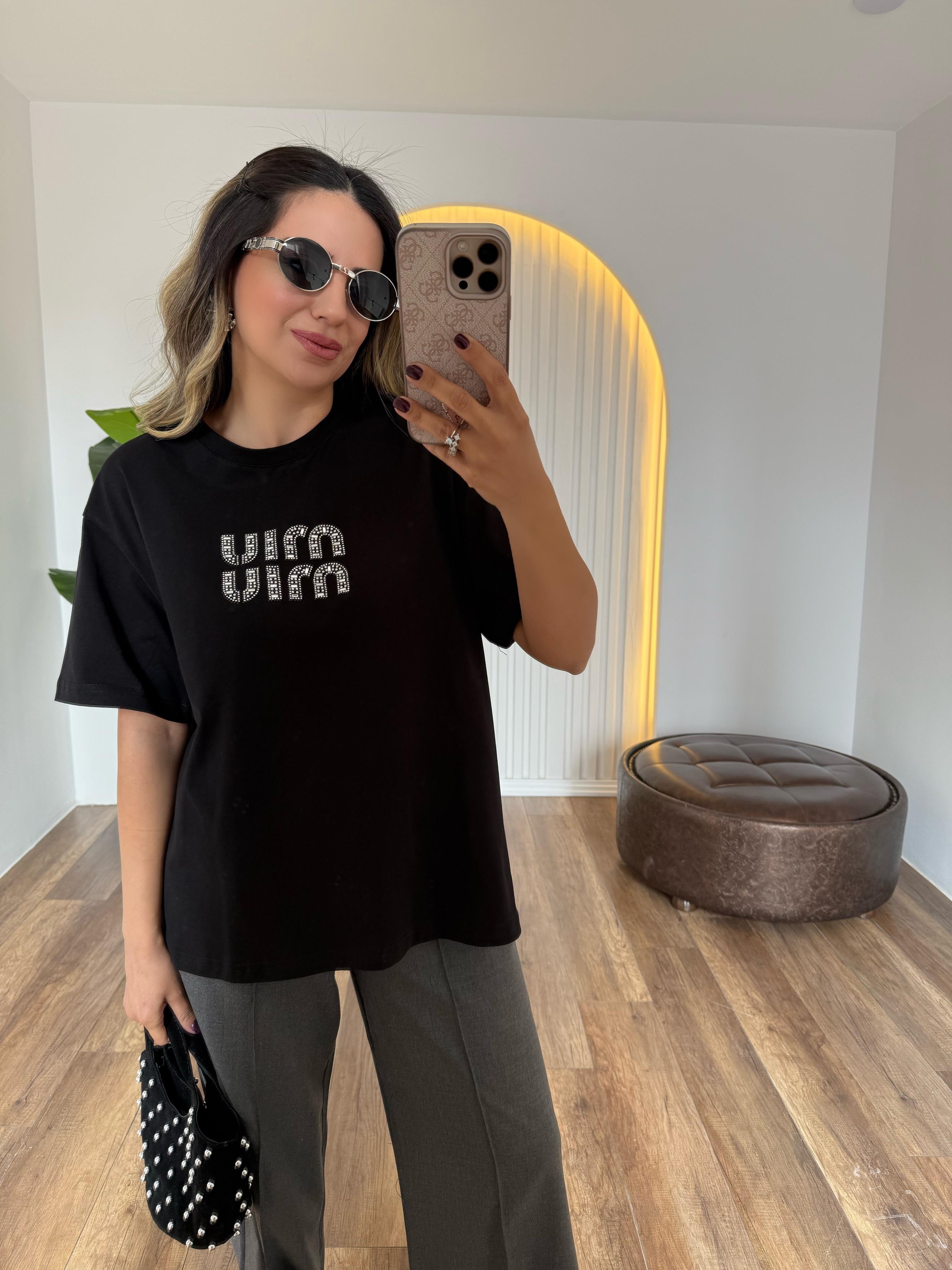 9305 Taşlı Orj Marka Mi. Tshirt