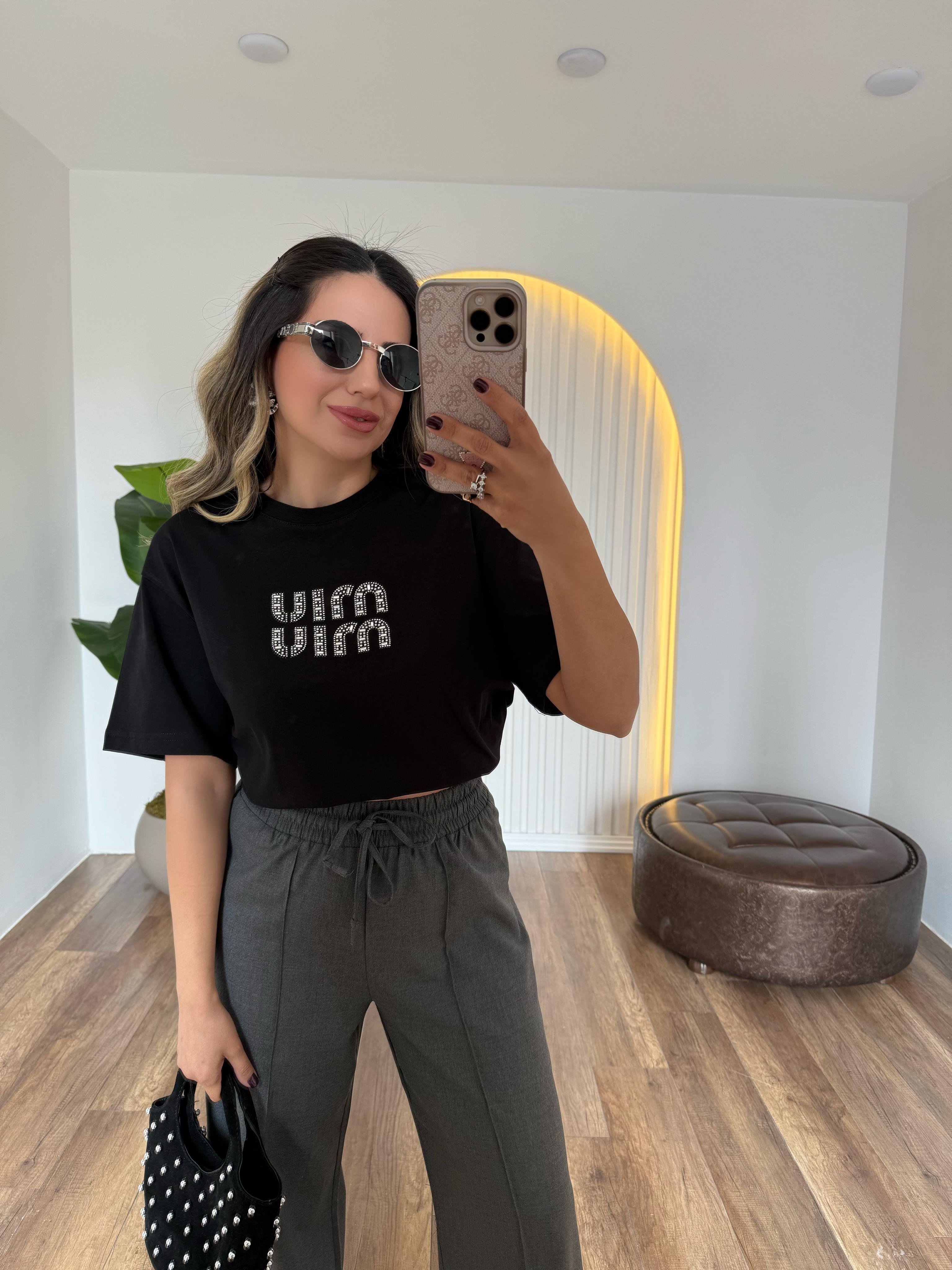 9305 Taşlı Orj Marka Mi. Tshirt