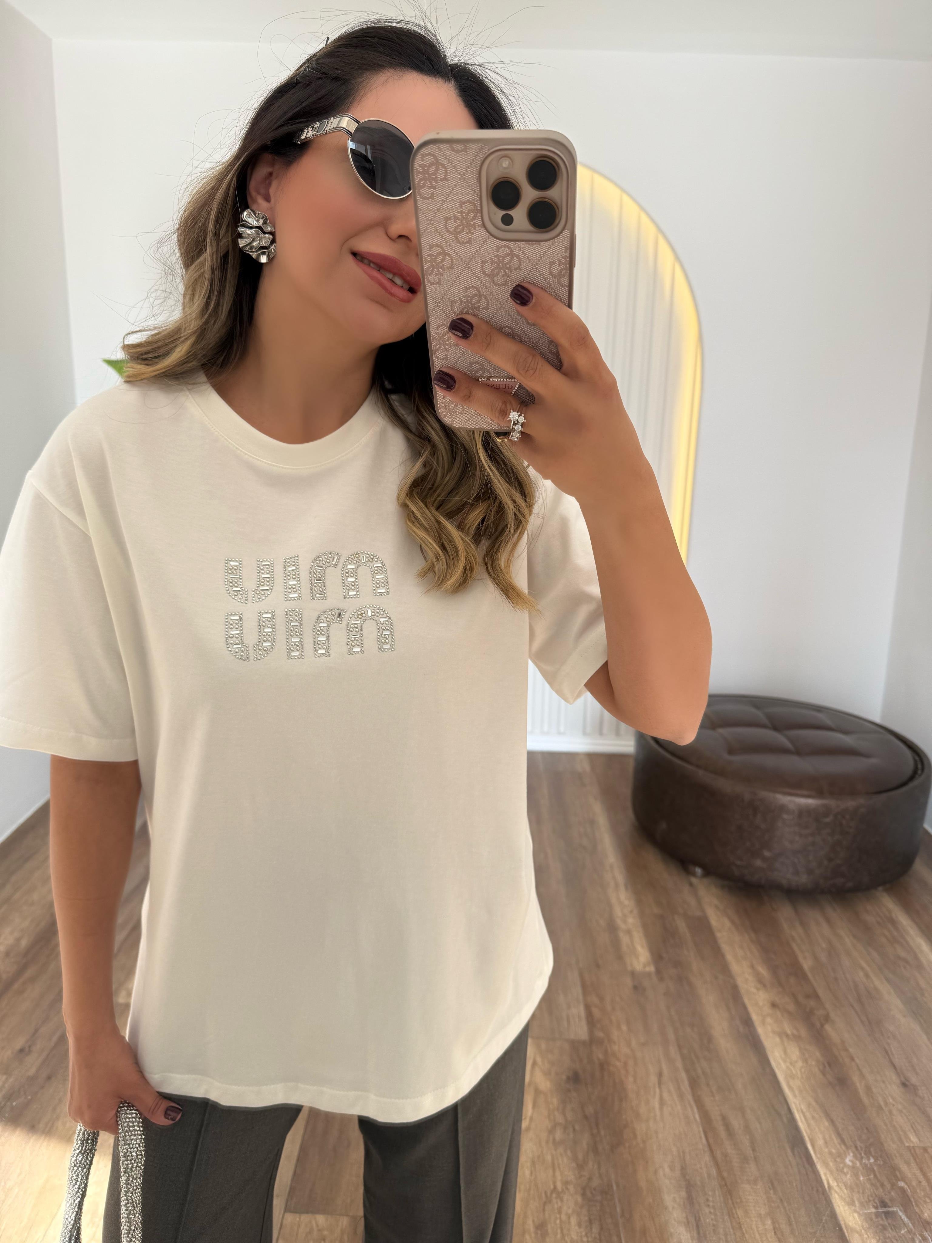 9305 Taşlı Orj Marka Mi. Tshirt