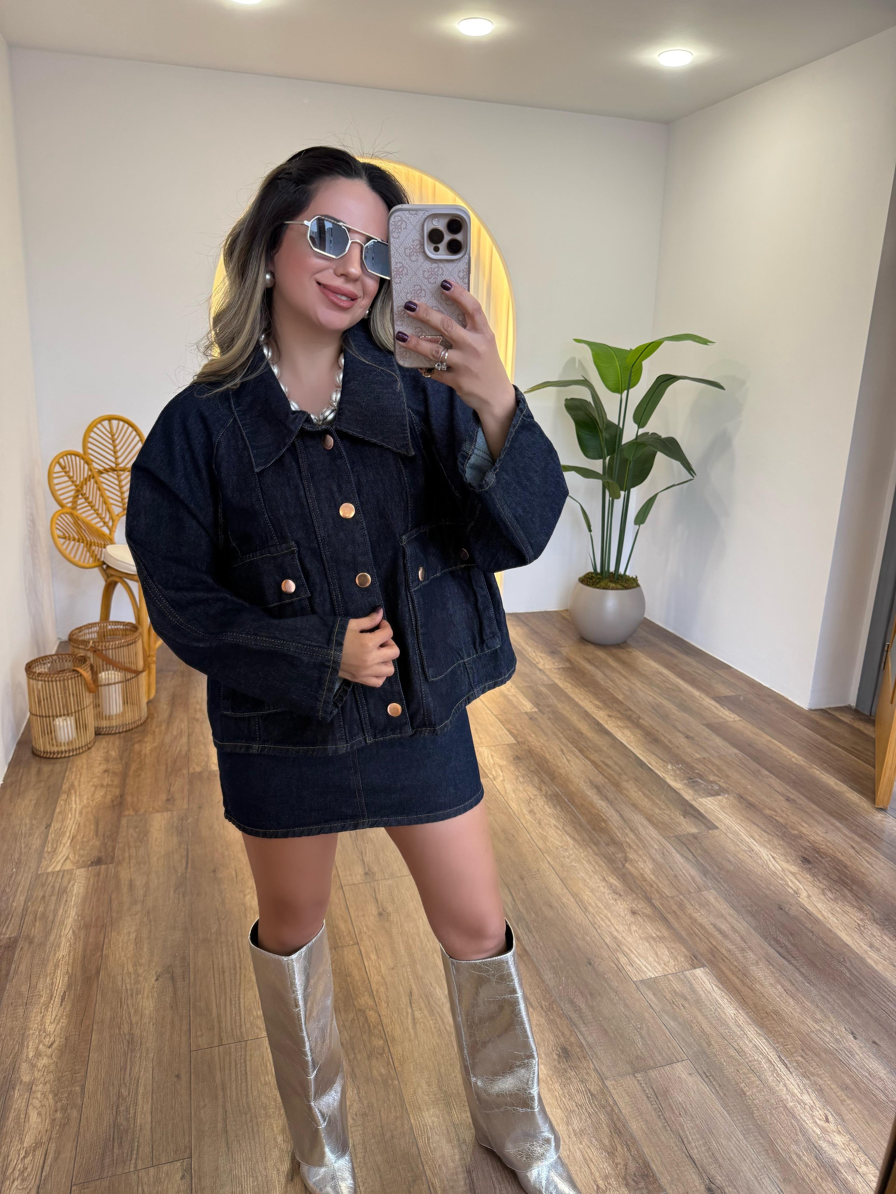 9316 Torba Cepli Denim Gömlek