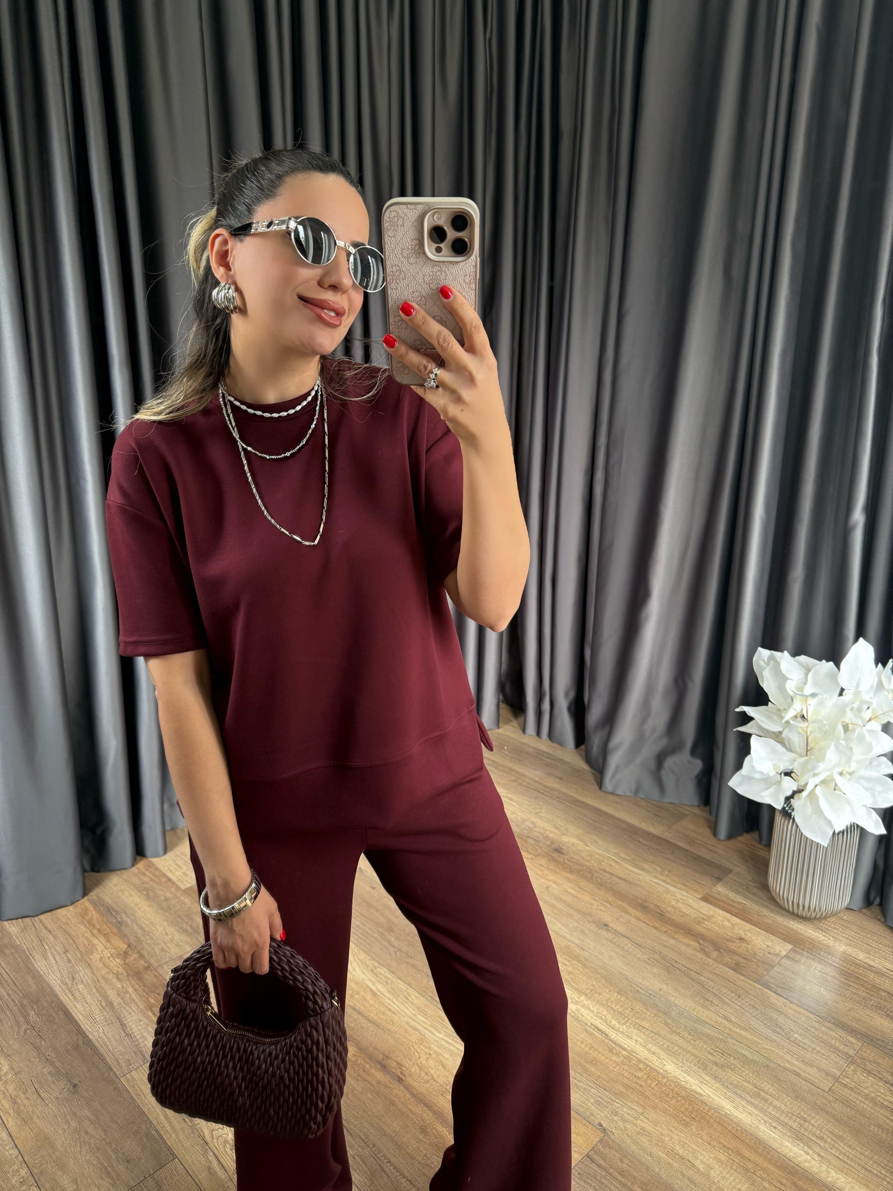 9382 Orj Marka Modal Pantolon Takım