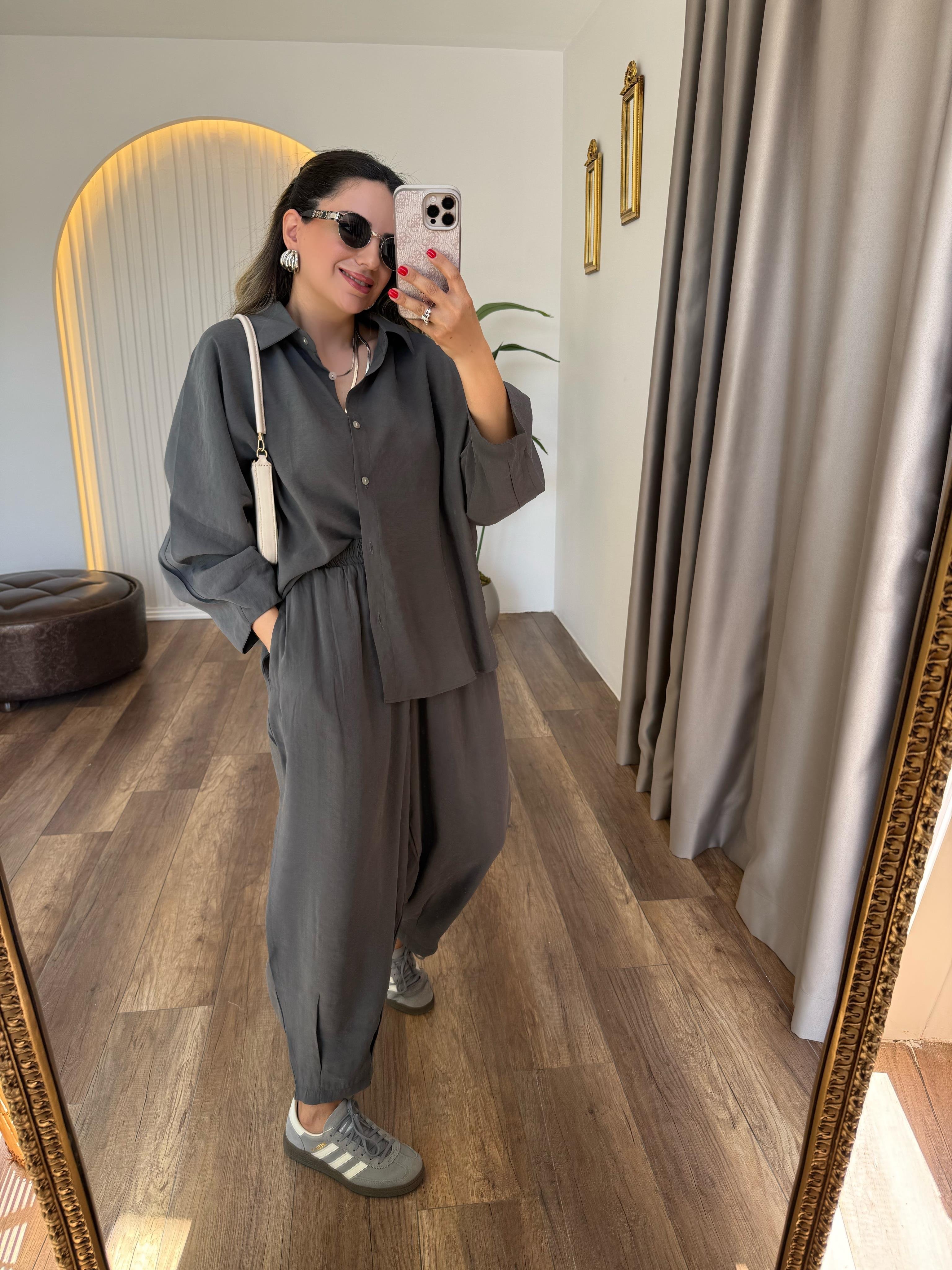 9415 Gömlek Pantolon Takım