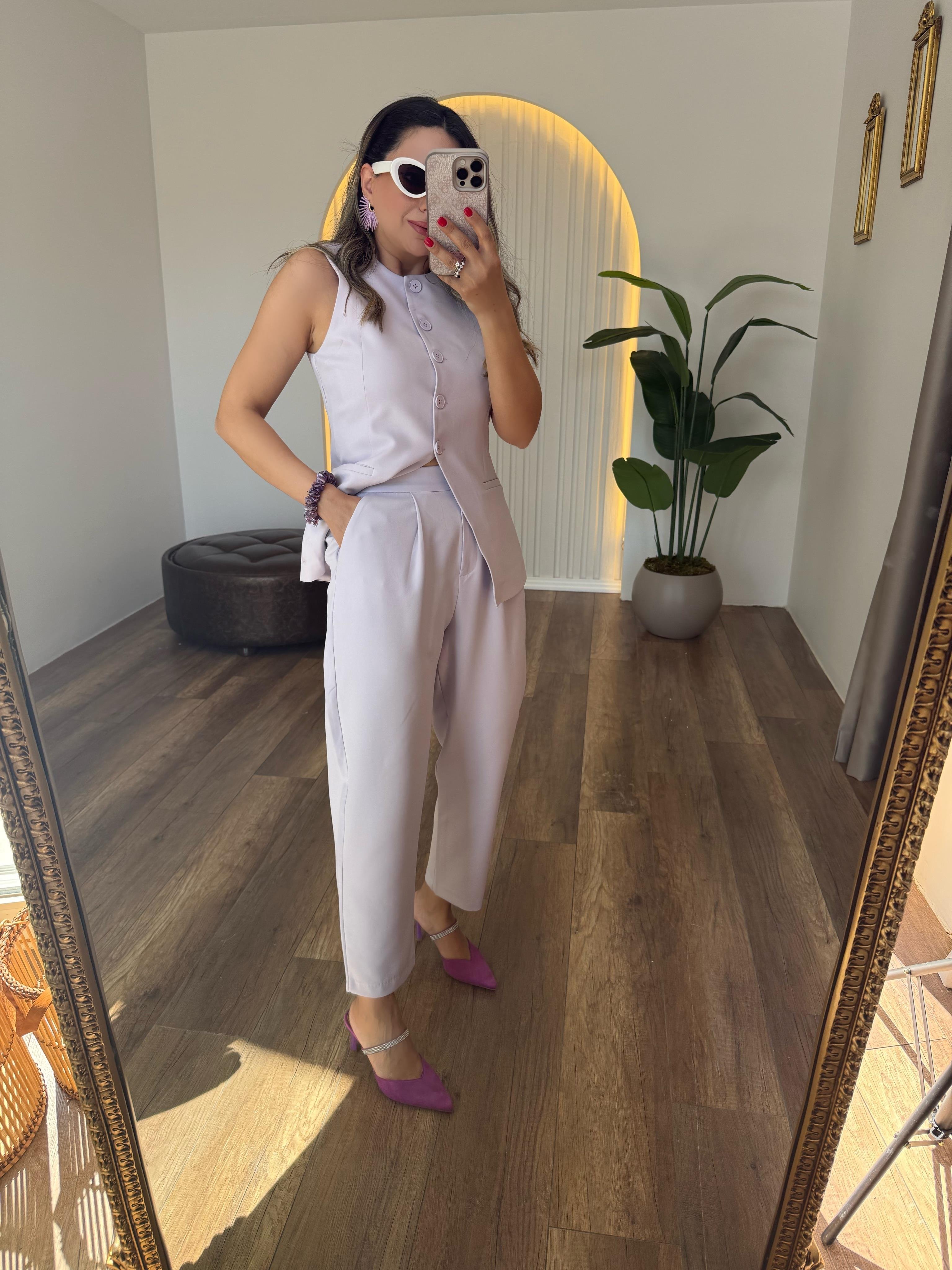 9459 Arka Beli Lastikli Pantolon