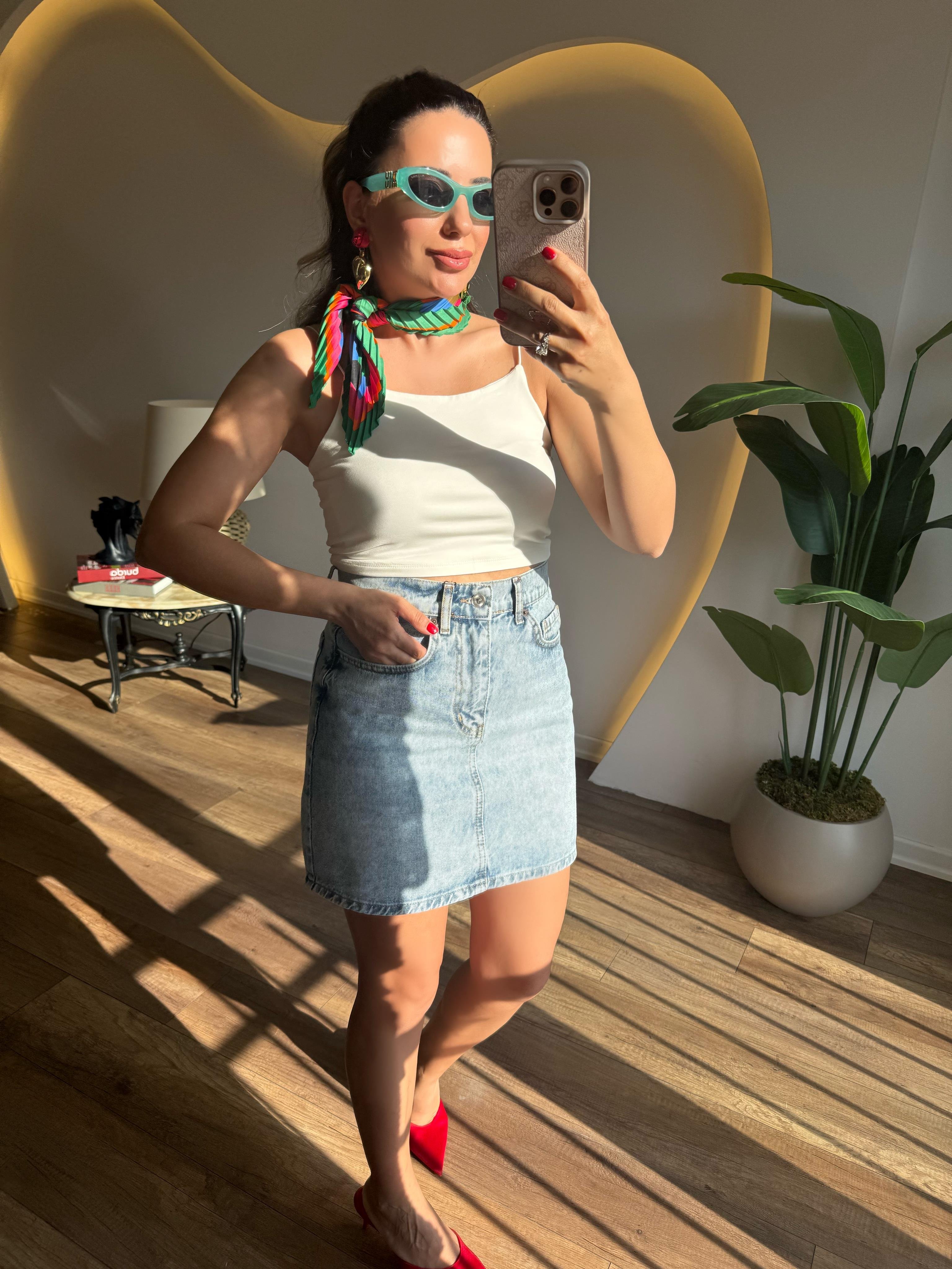 9491 Diz Üstü Kot Etek