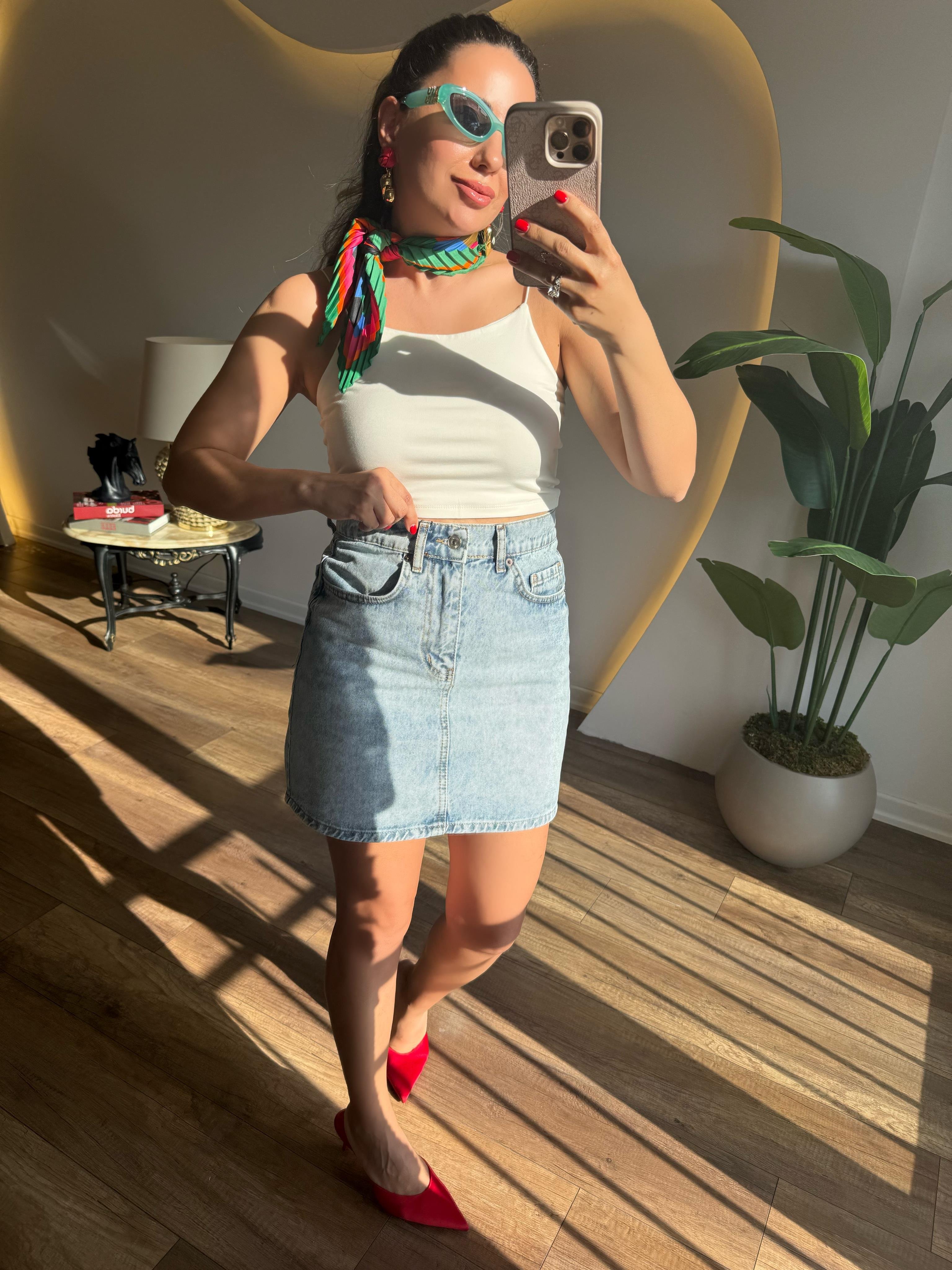 9491 Diz Üstü Kot Etek