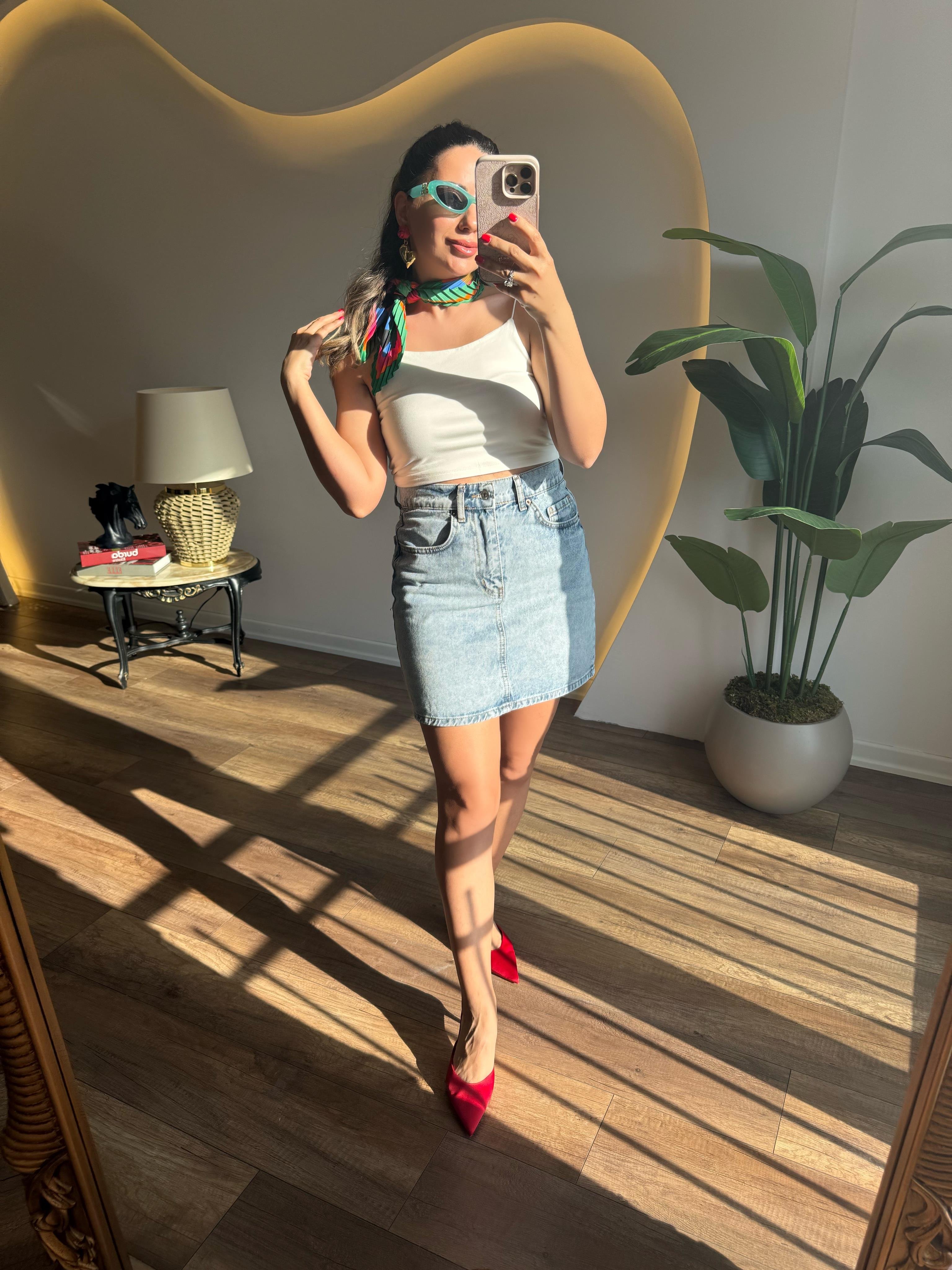 9491 Diz Üstü Kot Etek