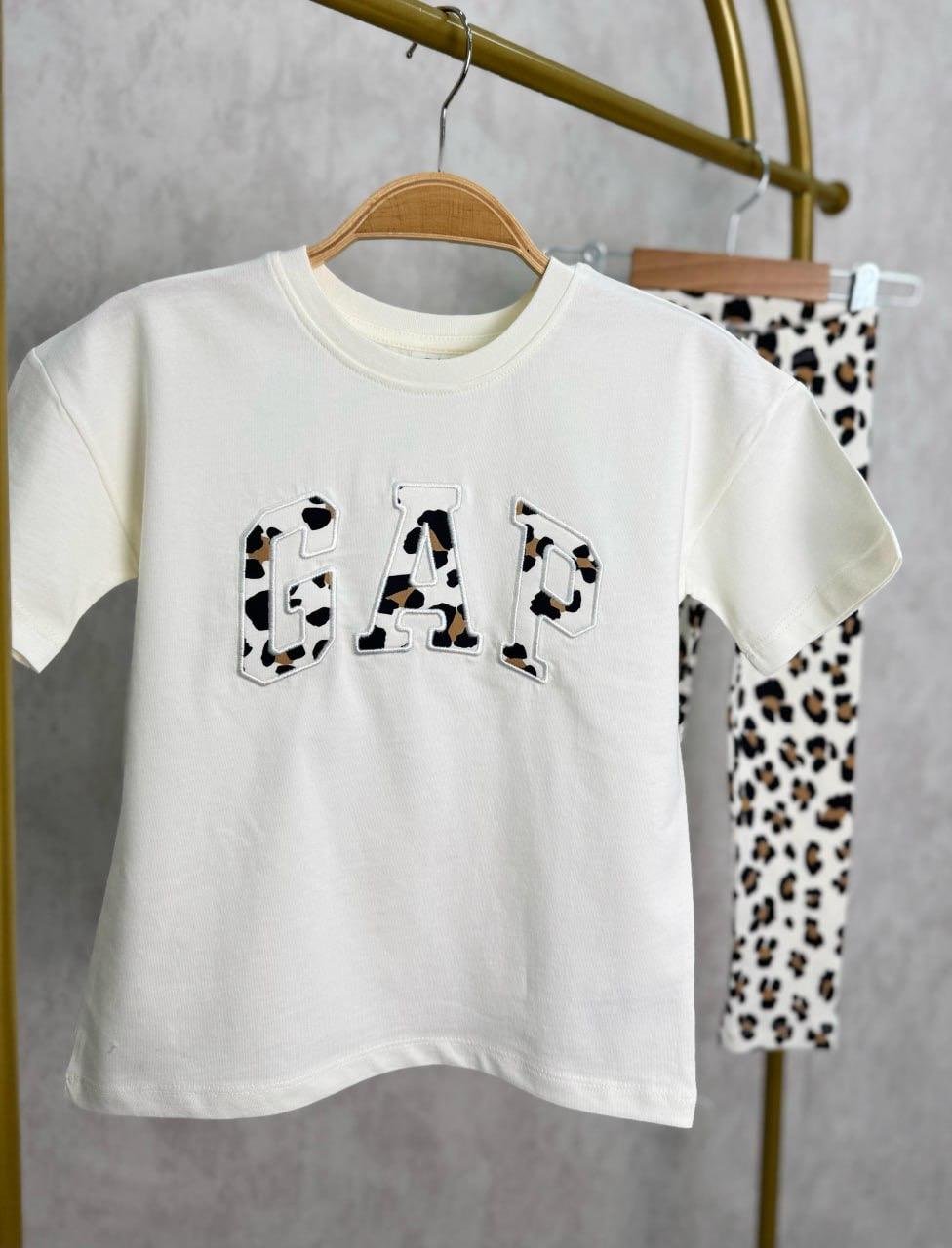 9504 Kids Leopar Gp Baskılı Kız Takım 2-3/7-8 Yaş