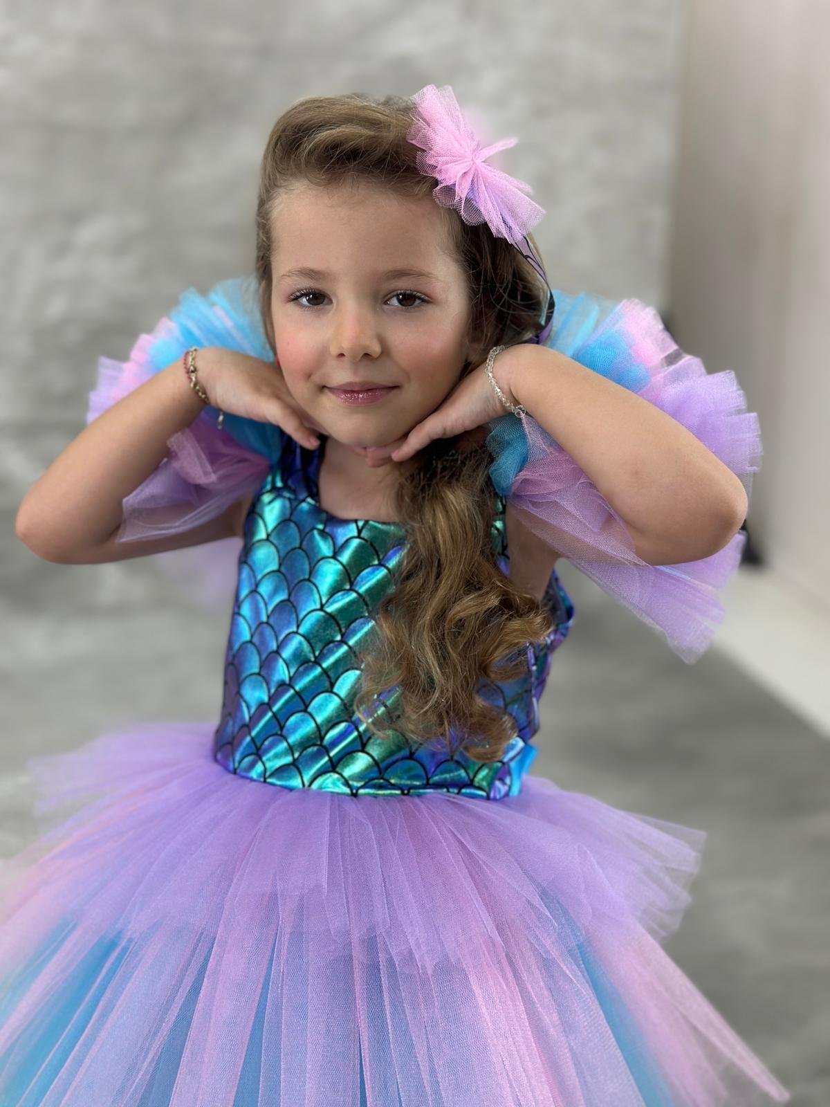 9547 Kids Denizkızı Kostüm 4-8 Yaş