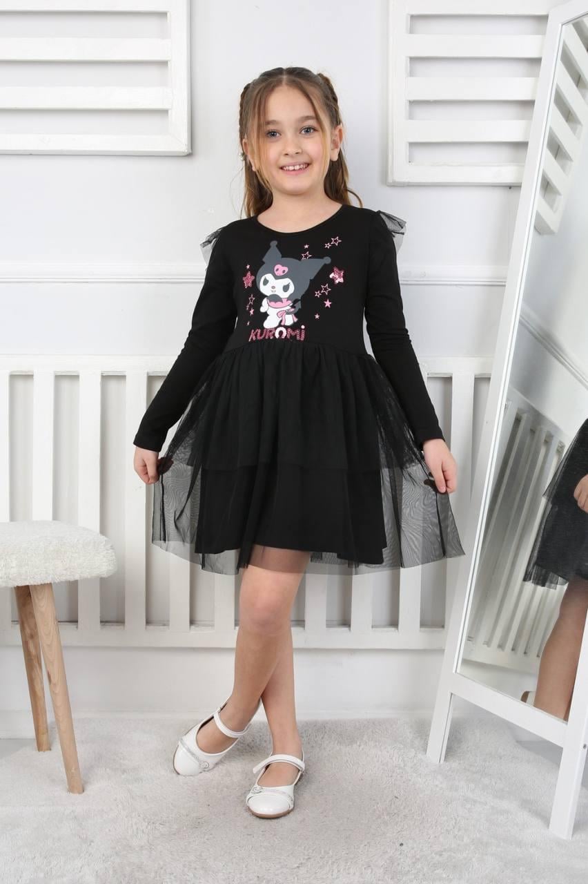 9549 Kids Kurom. Elbise 6-7/10-11 Yaş