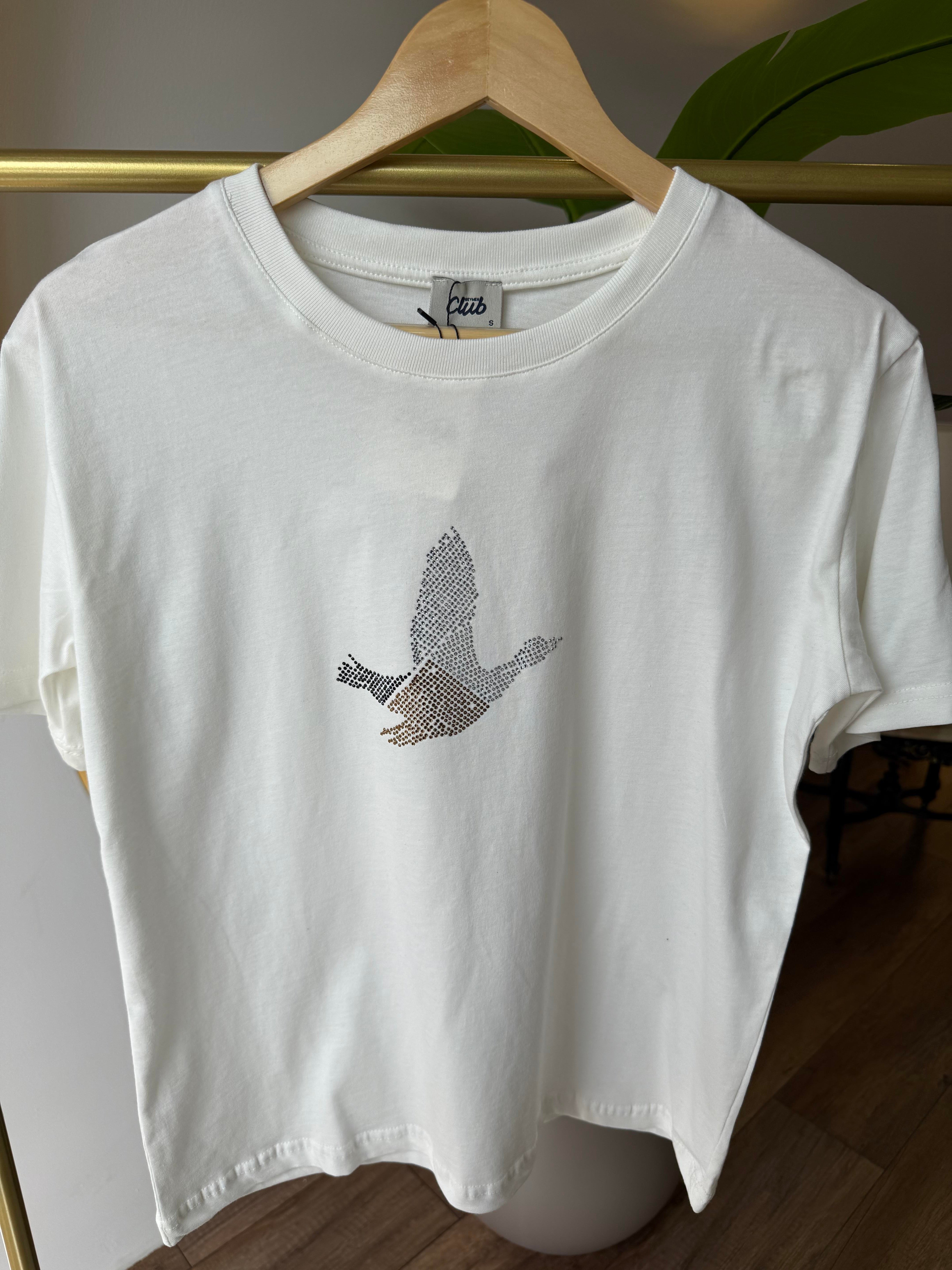 9586 3 Renkli Taşlı Tshirt