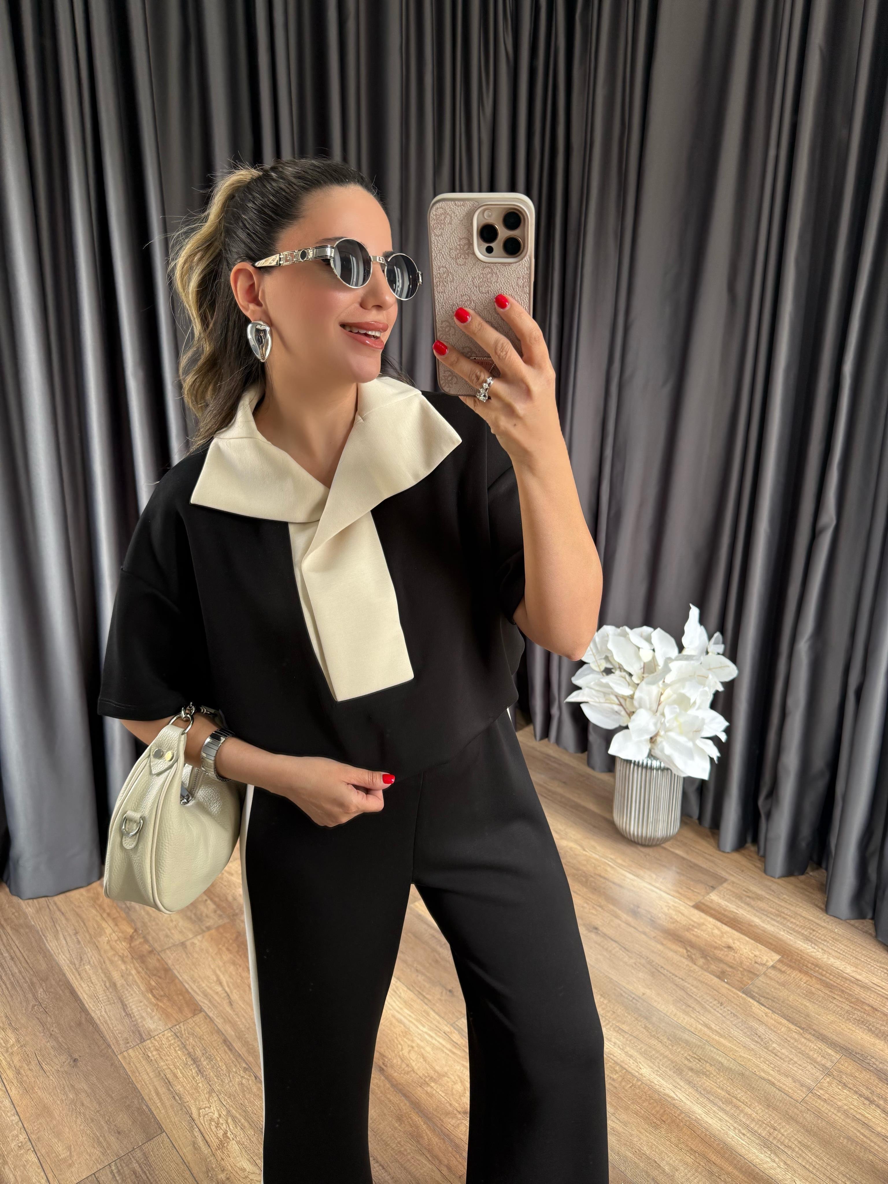9601 Kısa Kollu Modal Takım