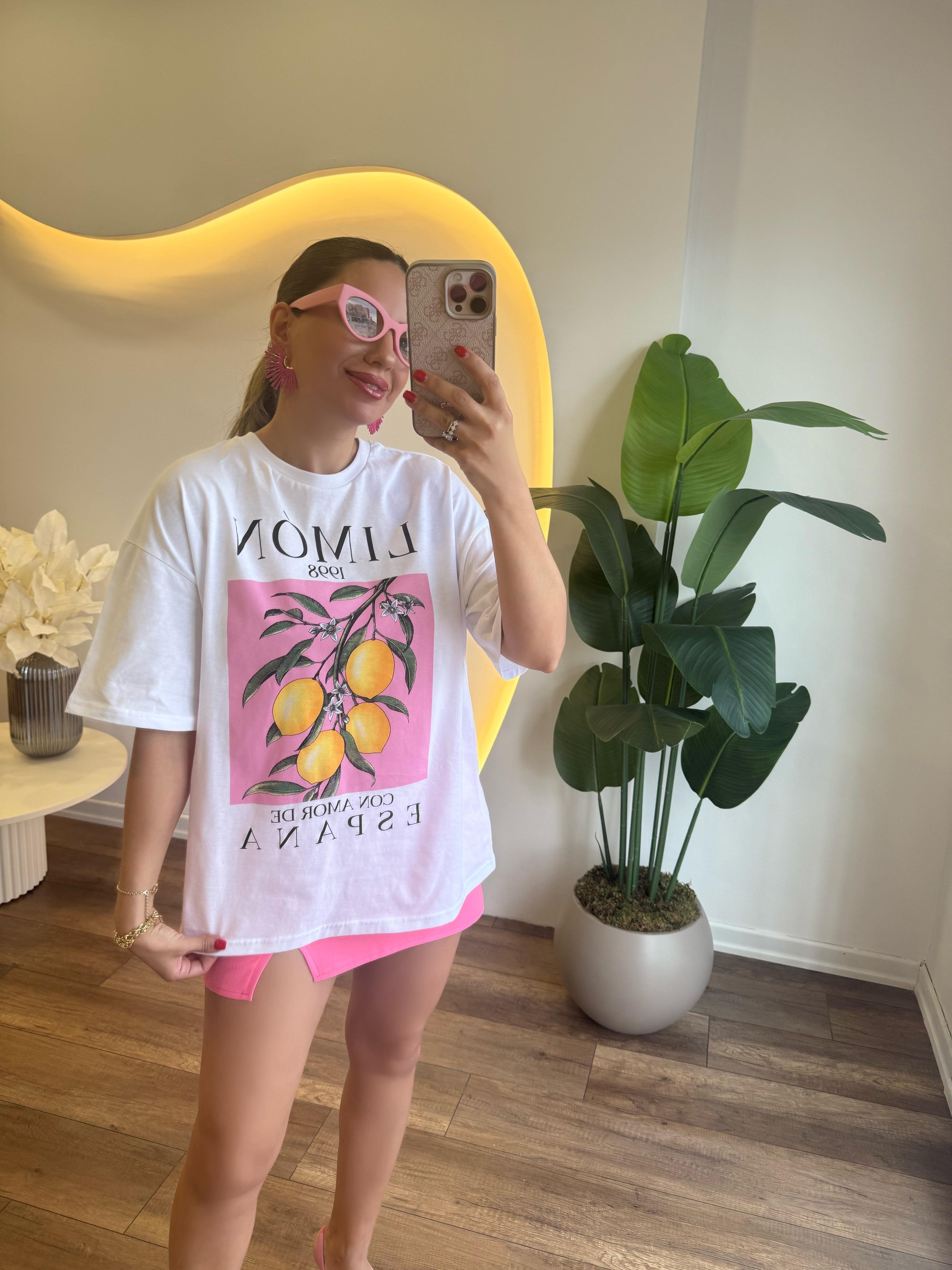 9643 Önü Lem. Baskılı Tshirt