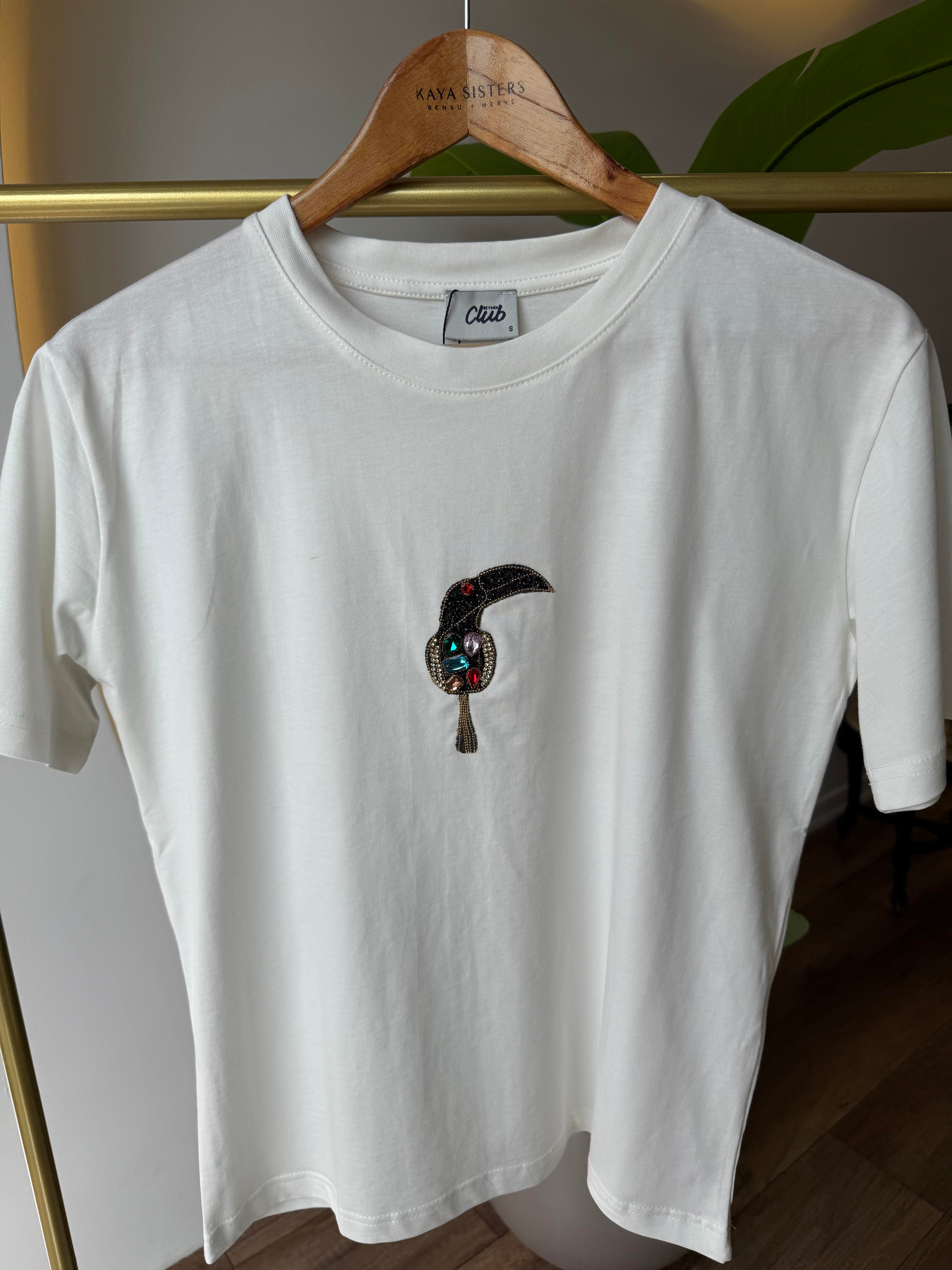 9660 Renkli P.Kuşlu Tshirt