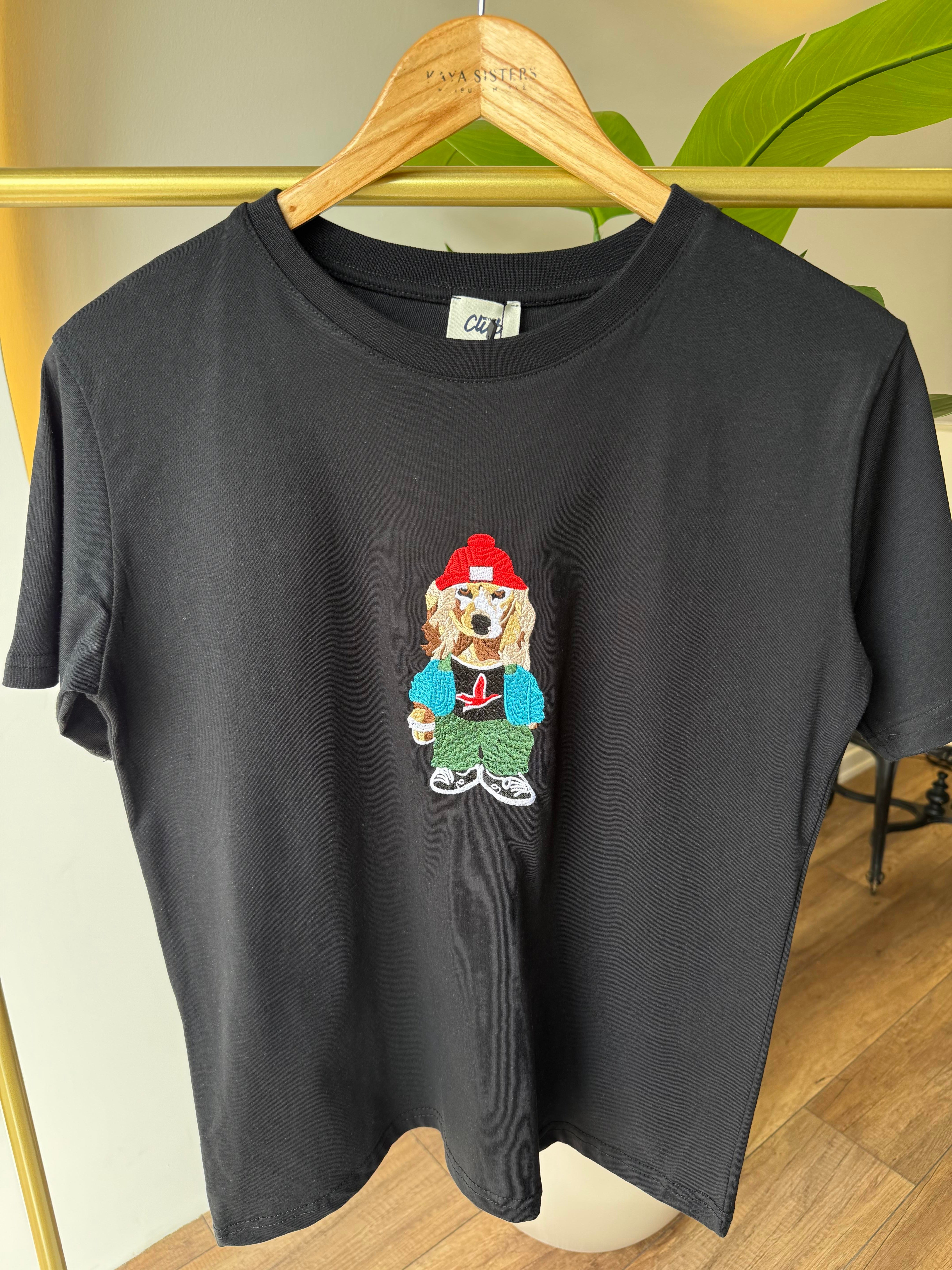 9664 Renkli K. Baskılı Tshirt