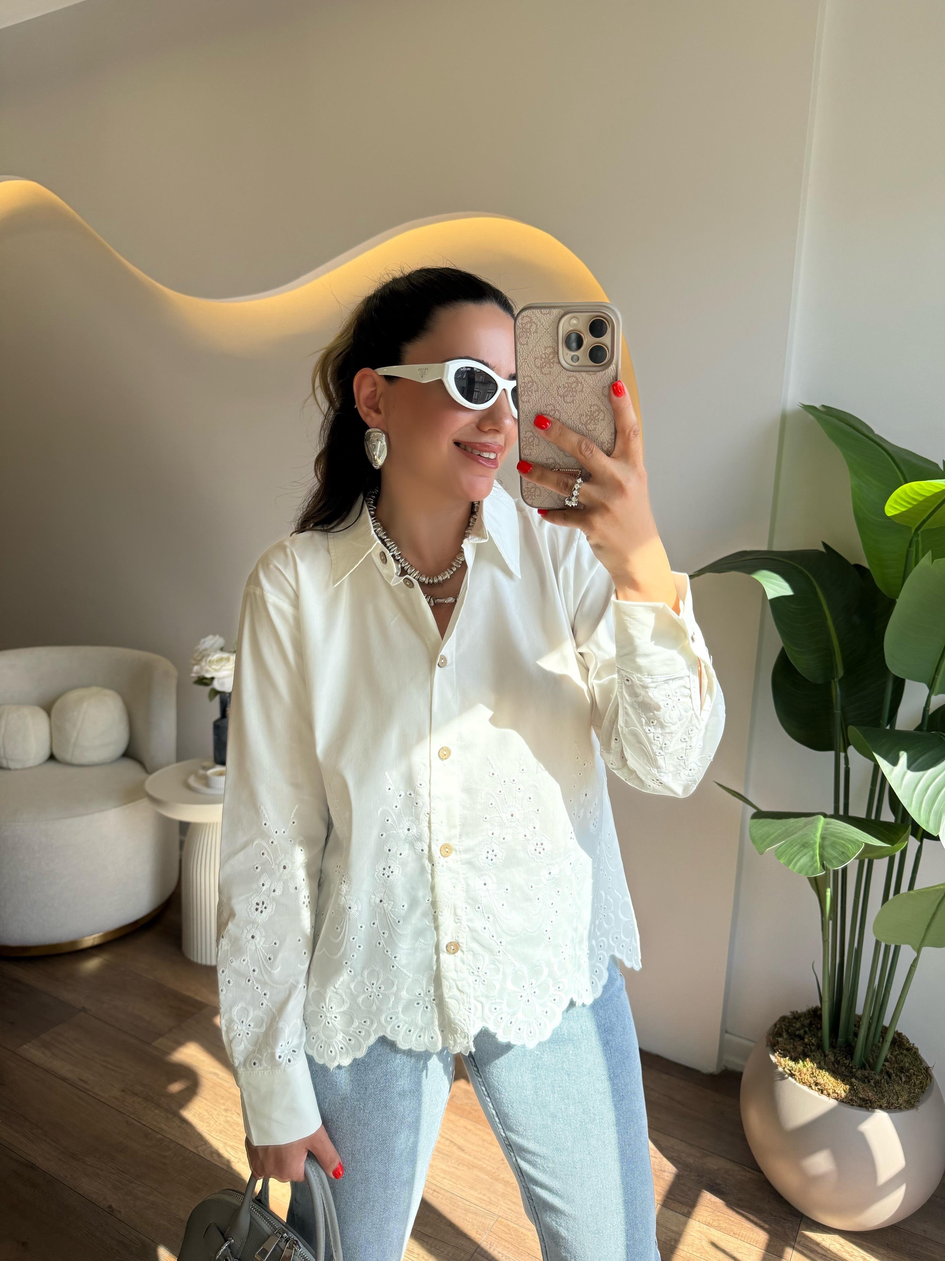 9736 Fisto Detaylı Gömlek