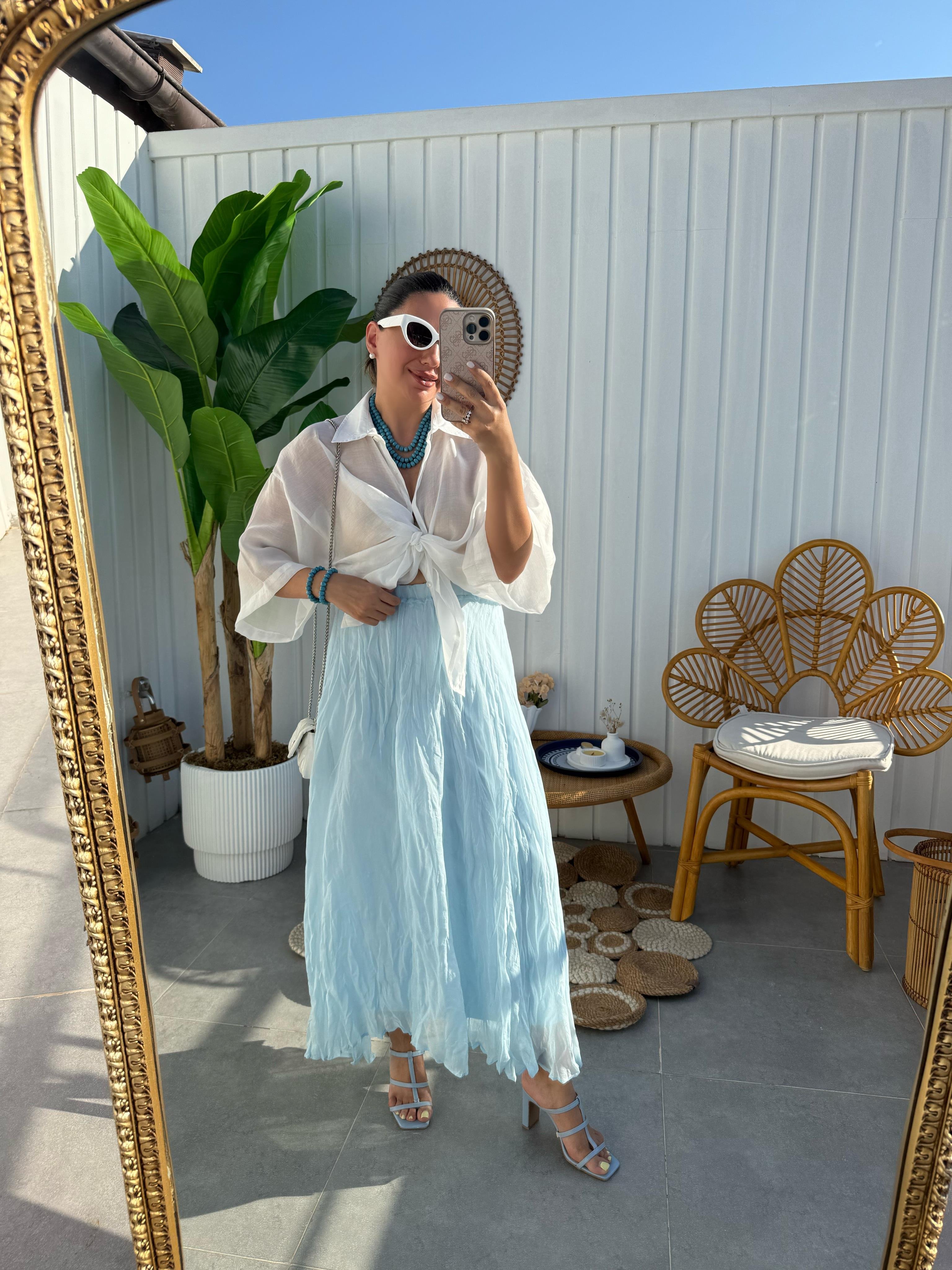 9923 Kırışık Etek