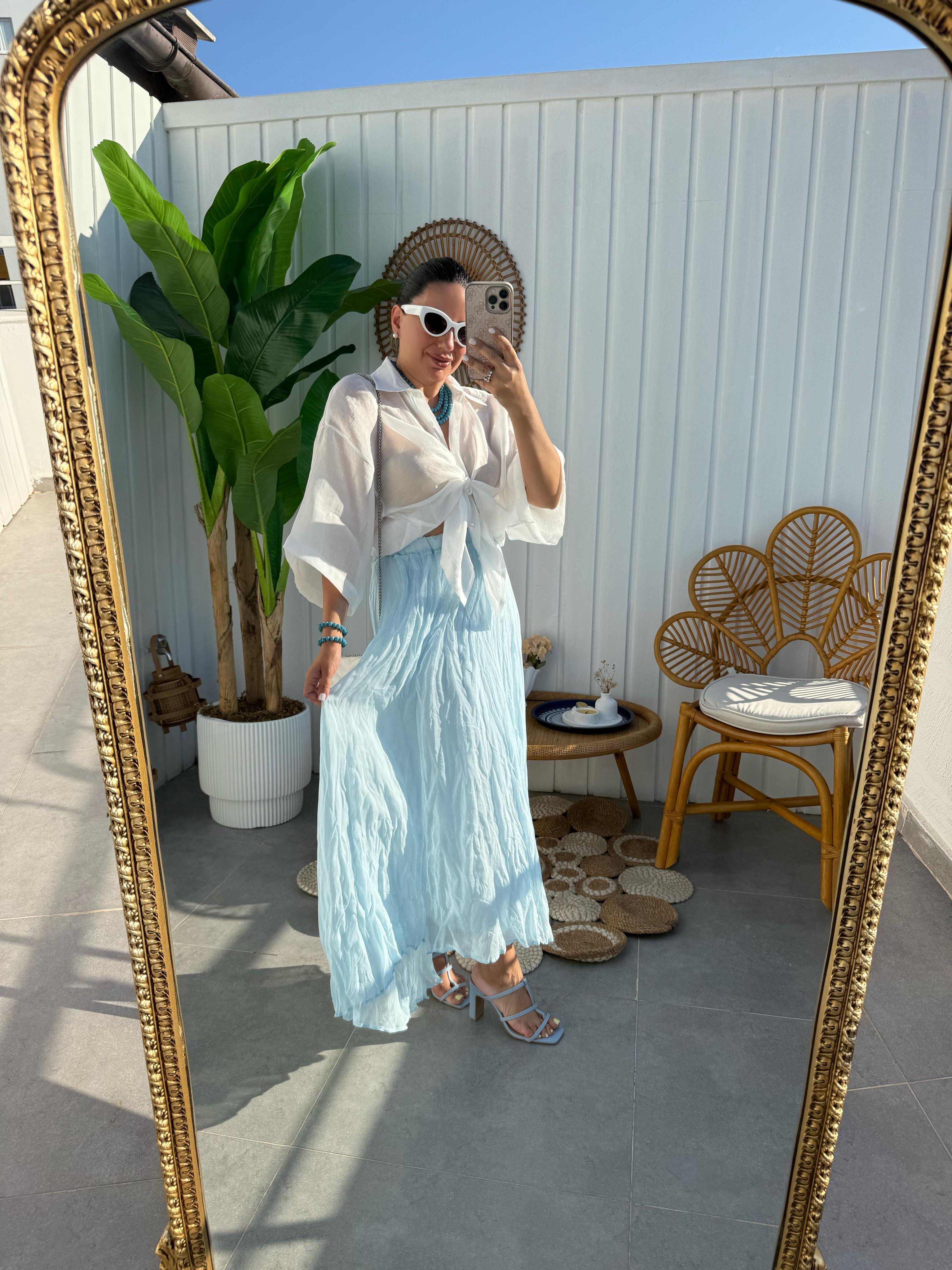 9923 Kırışık Etek