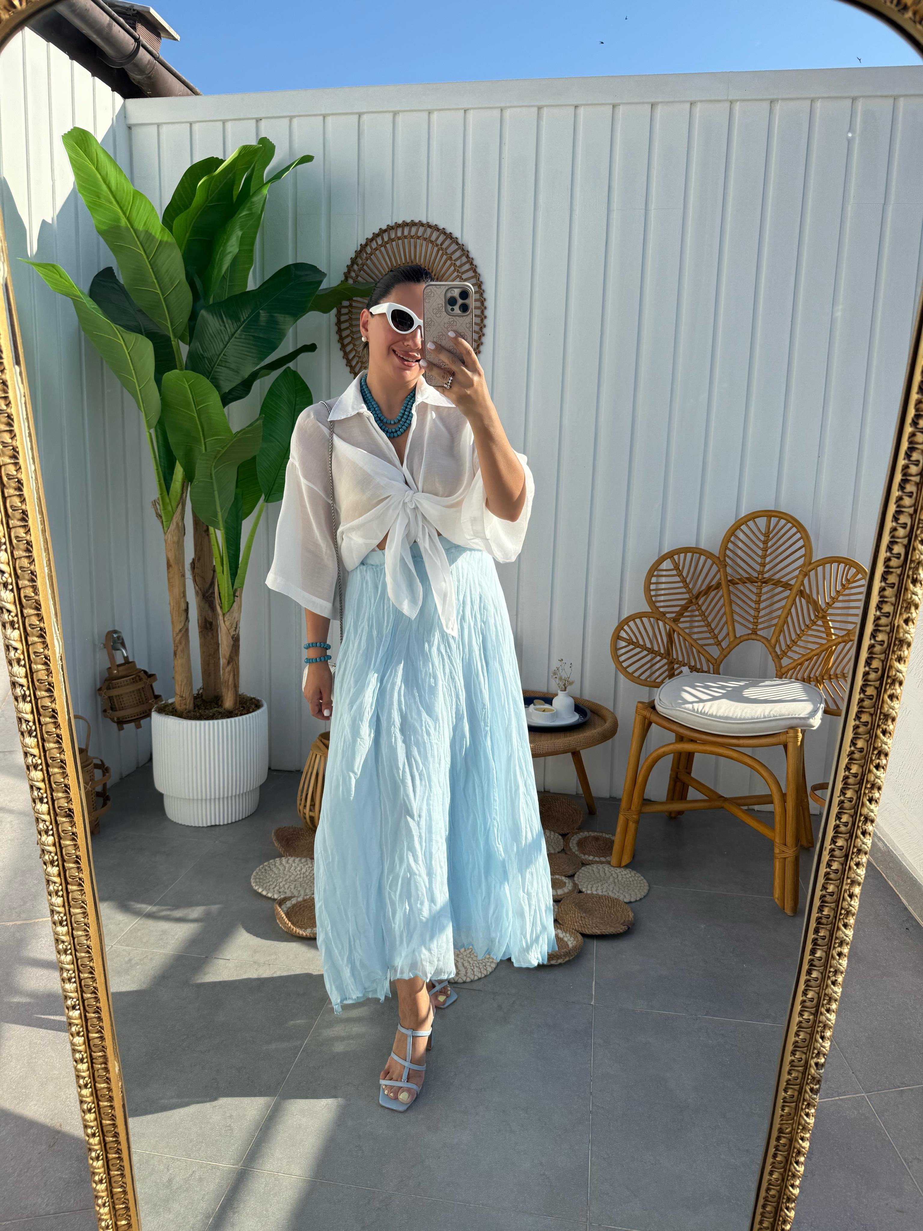 9923 Kırışık Etek