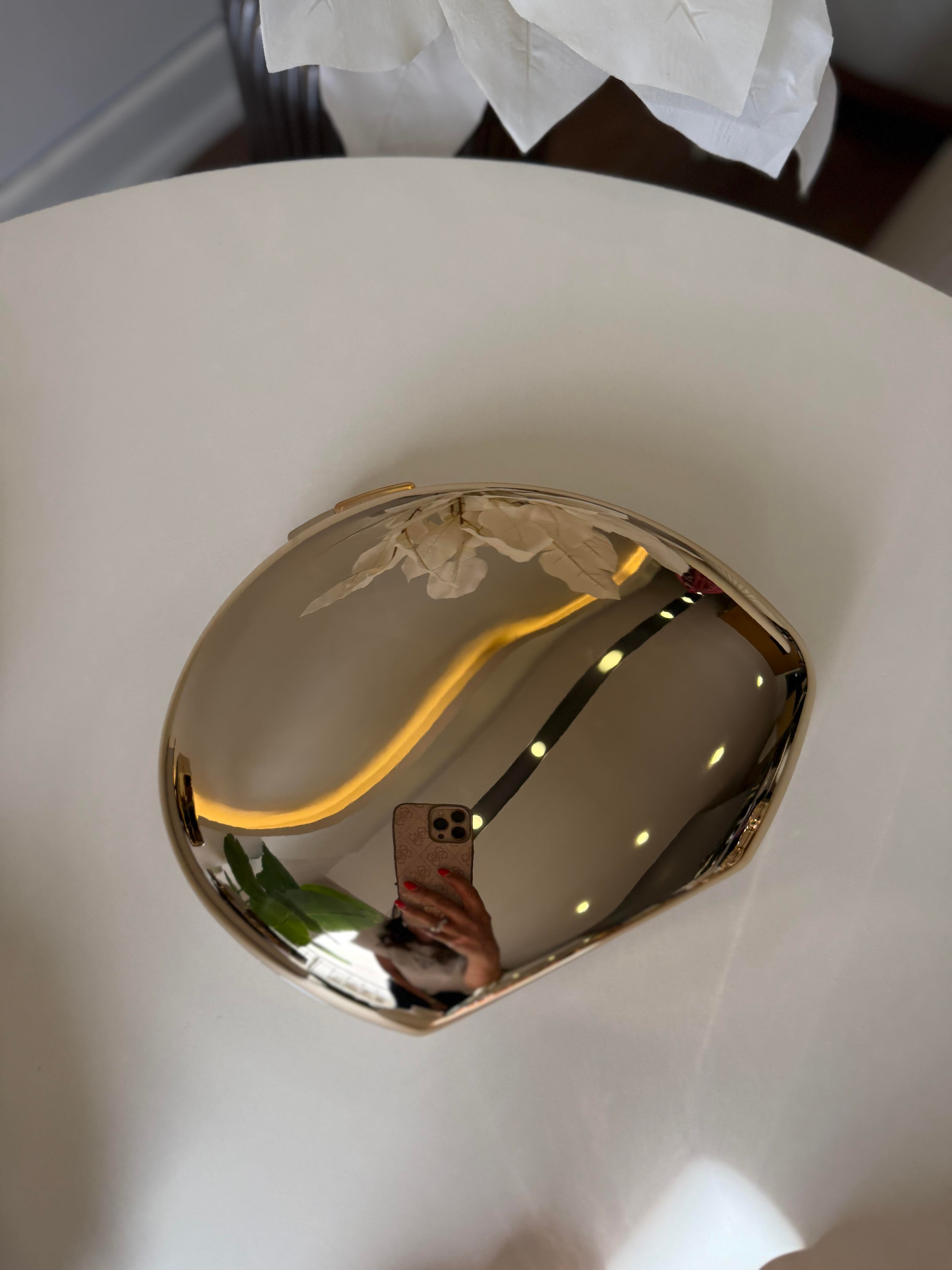 9980 Oval Metal Çanta