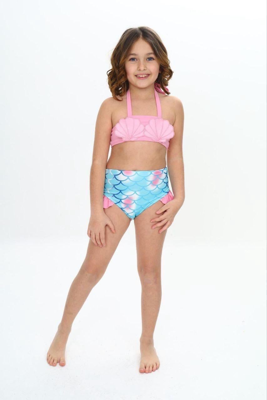 99996 Kids Nakışlı Çocuk Bikini 1-2/7-8 Yaş