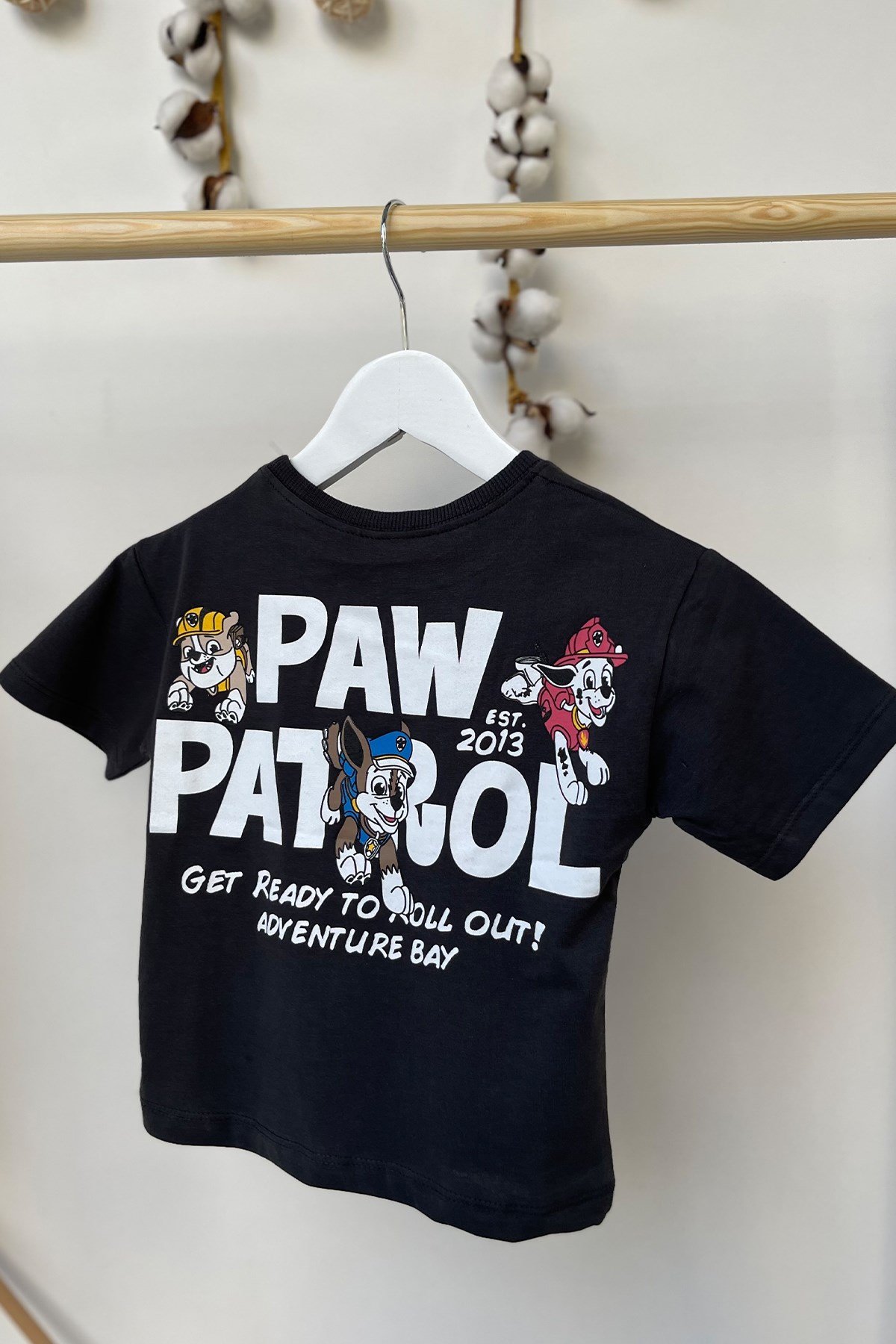 Antrasit Yazı Baskılı T-Shirt