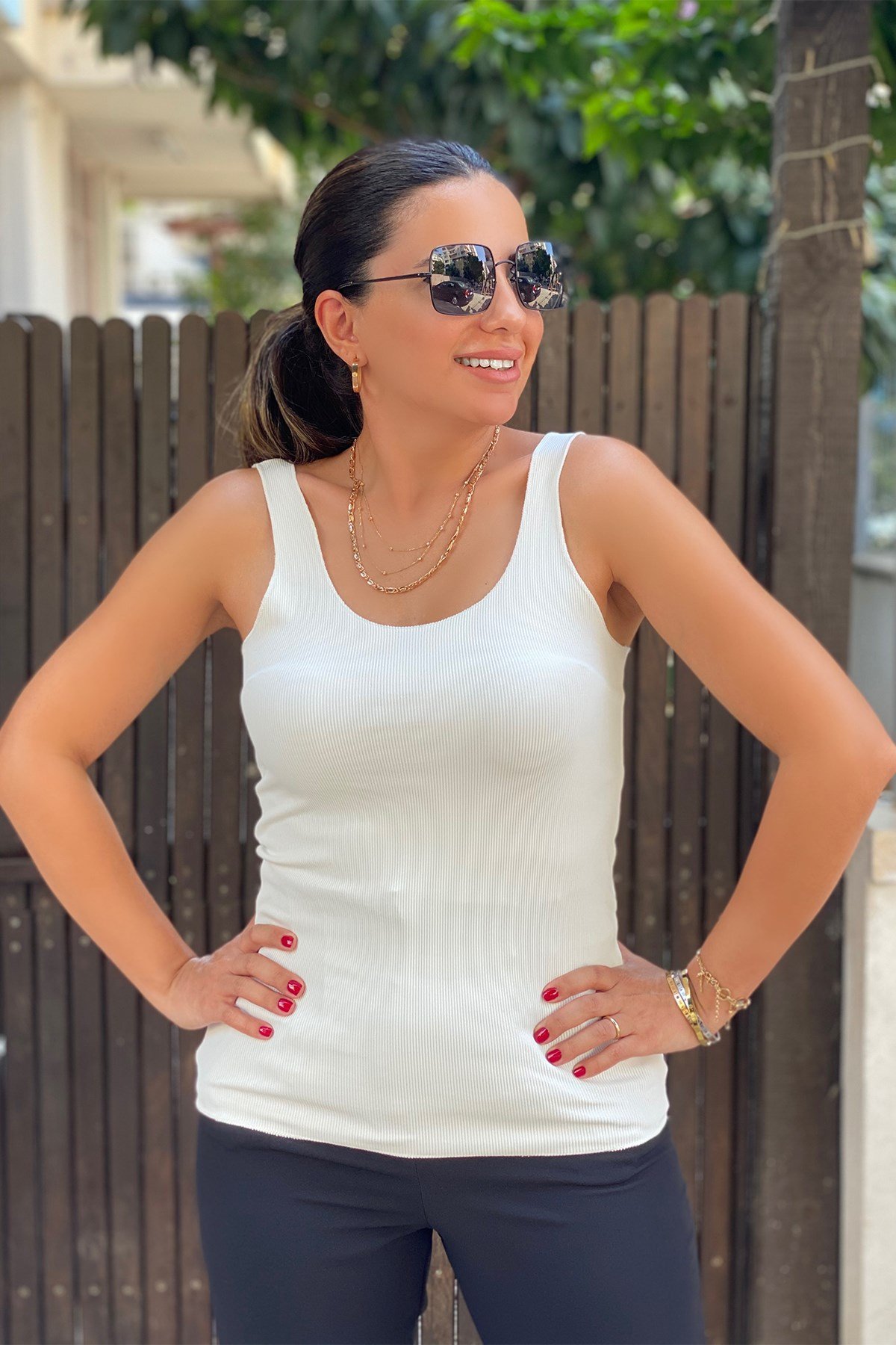 Beyaz Askılı Atlet