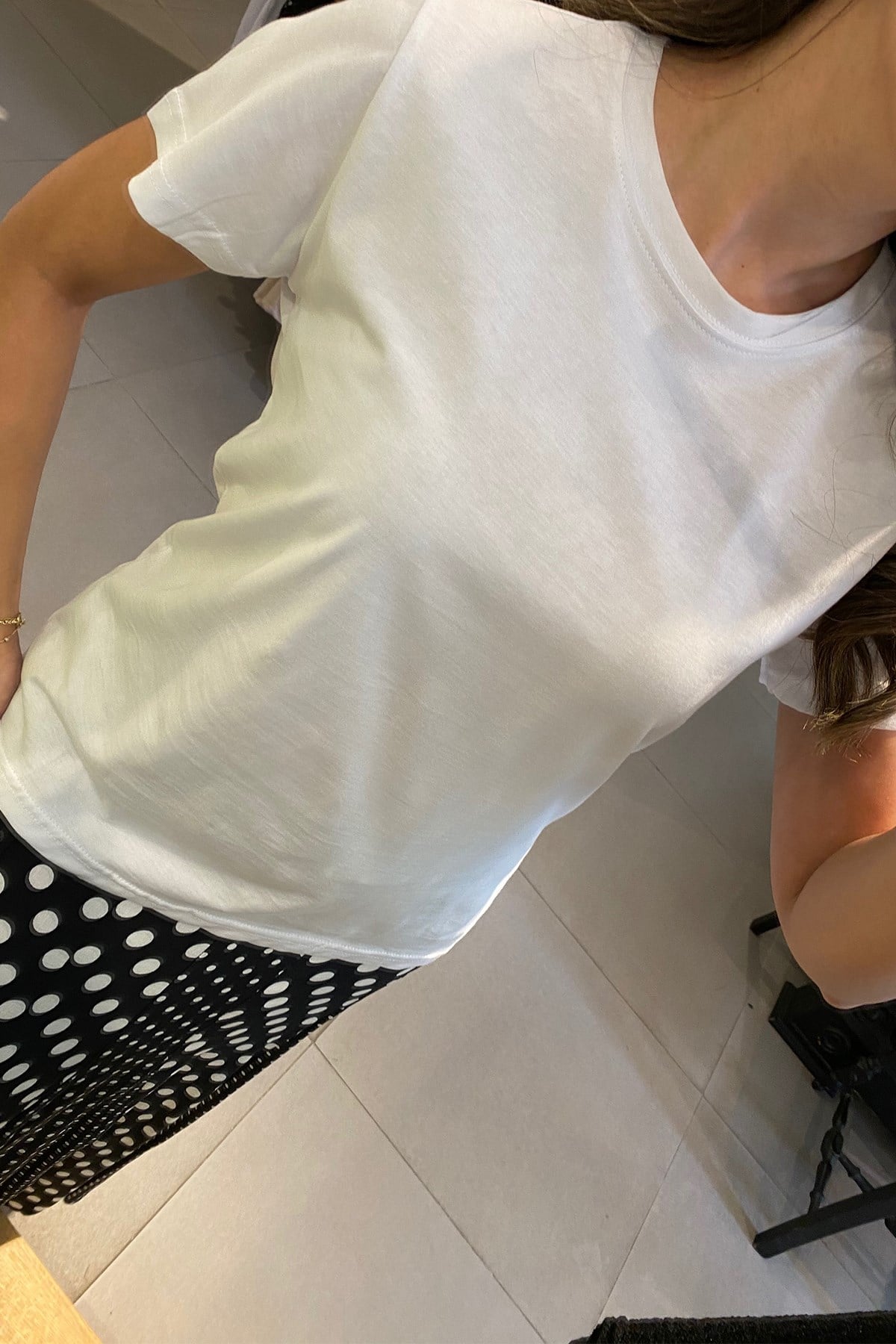 Beyaz Basic Tshirt