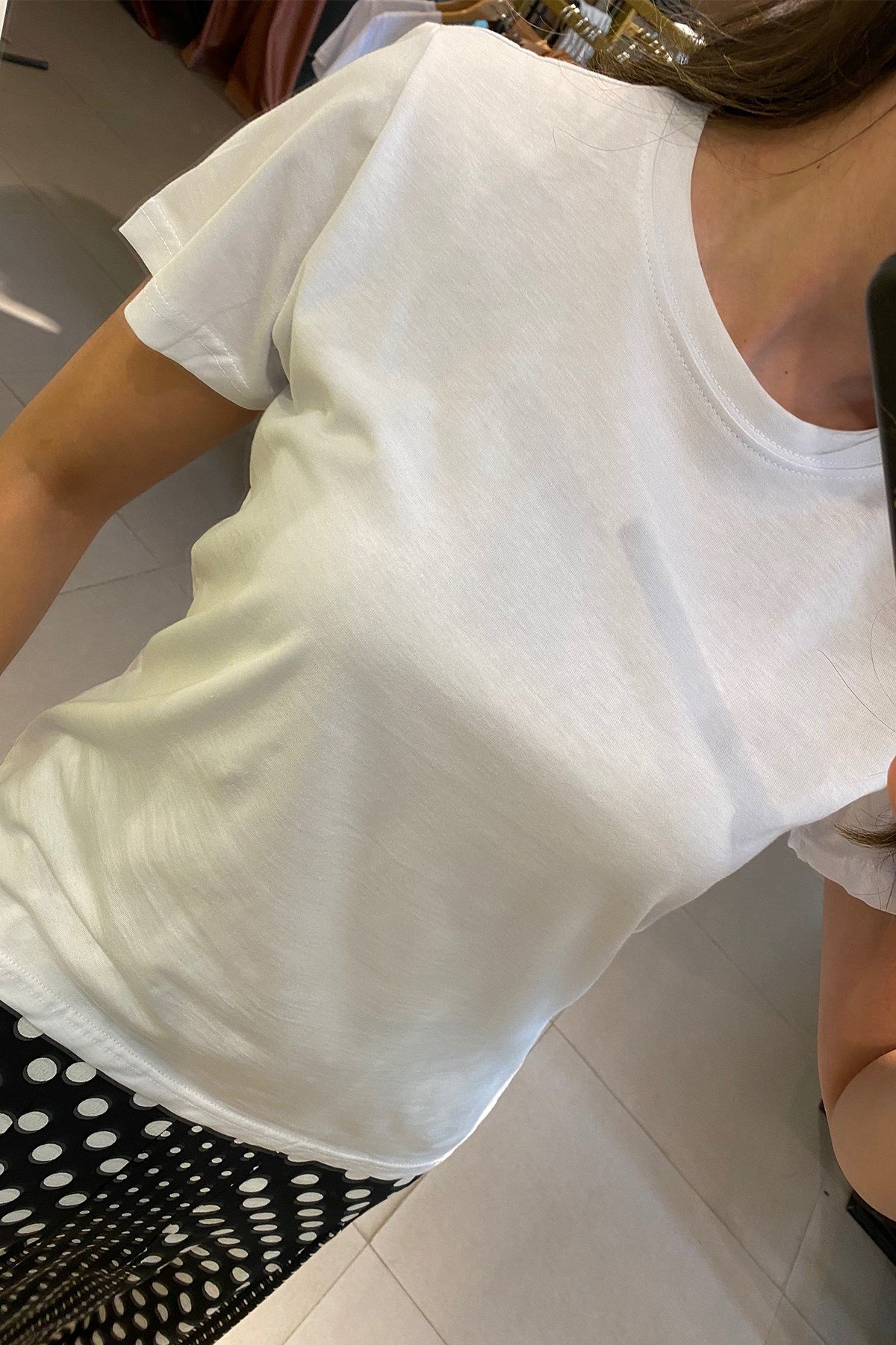 Beyaz Basic Tshirt