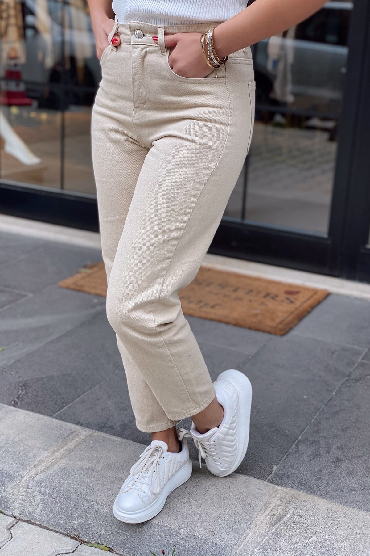 Camel Kot Pantolon