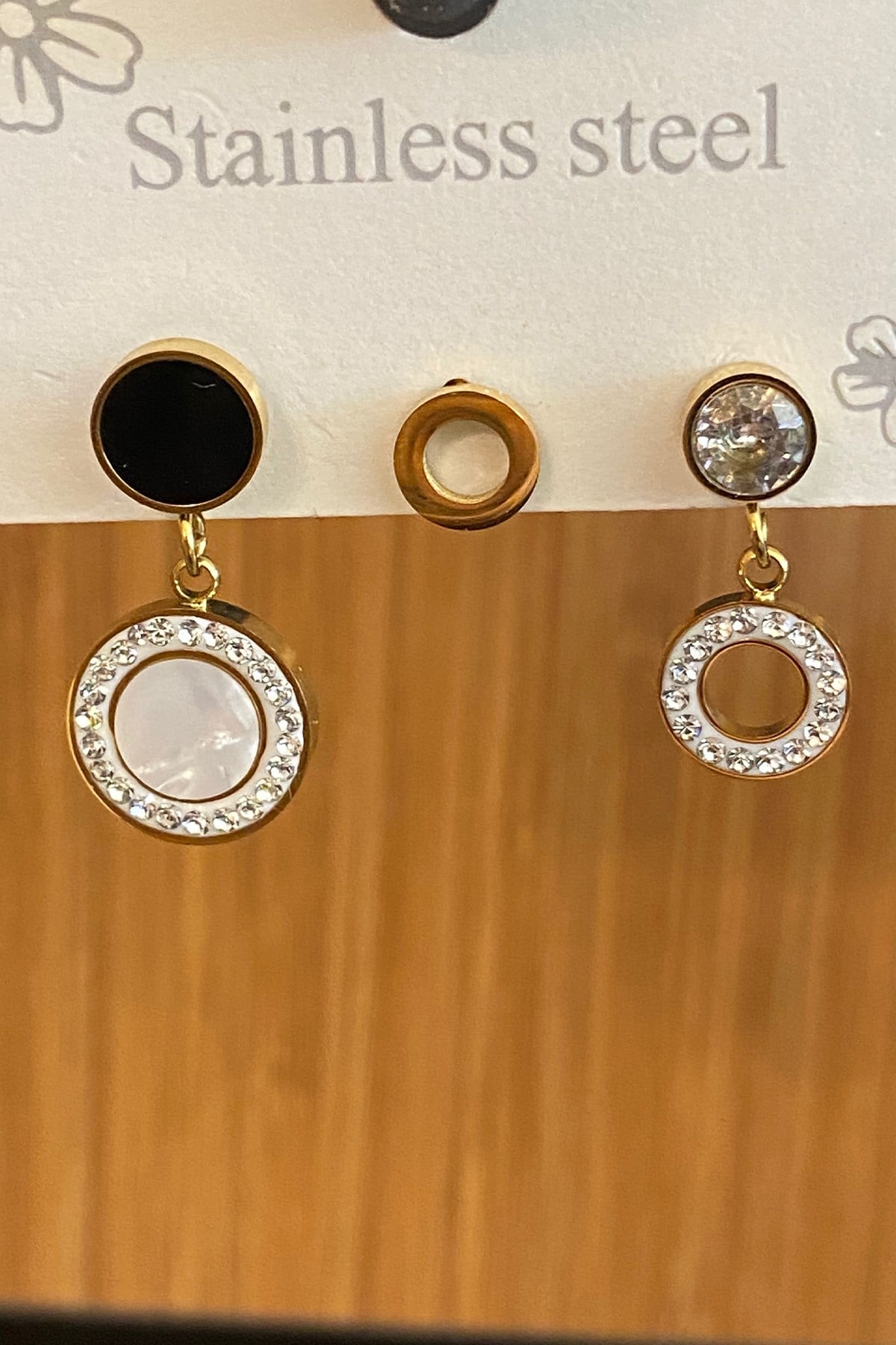 Çelik Gold Küpe 2