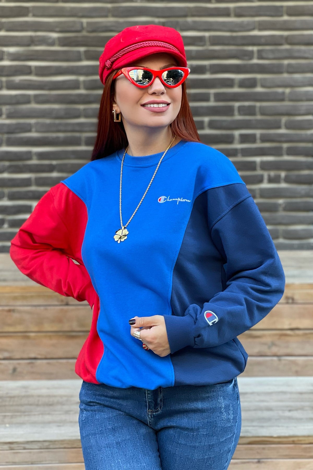Champion Mavi Sweatshirt