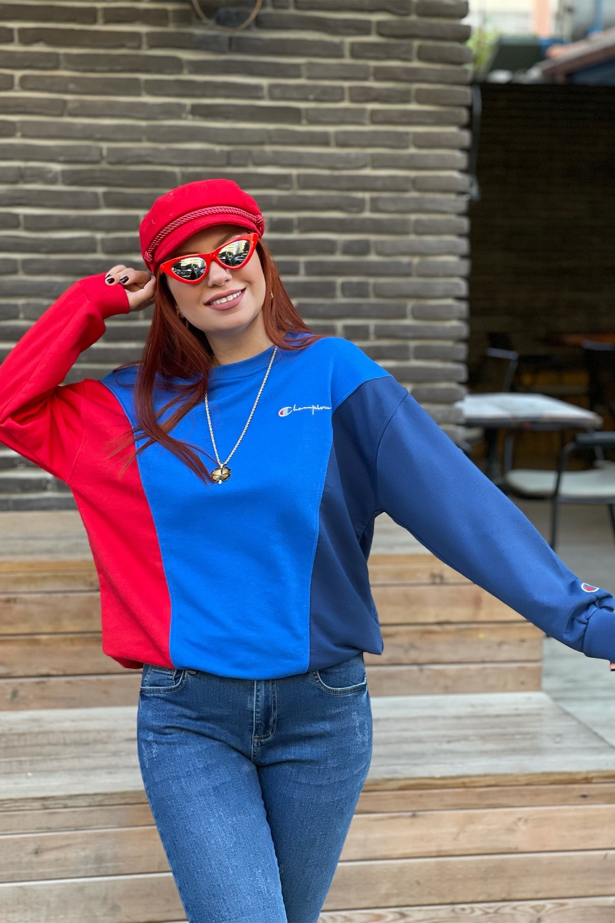 Champion Mavi Sweatshirt