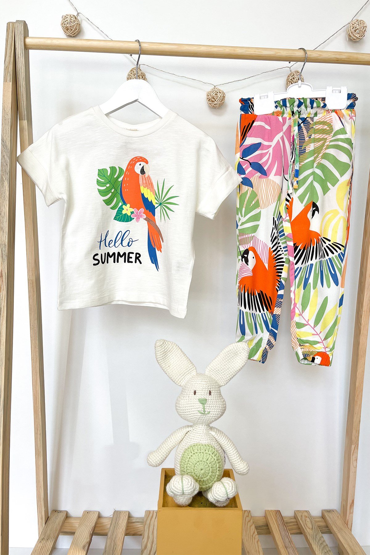 Desenli Pantolon Takım