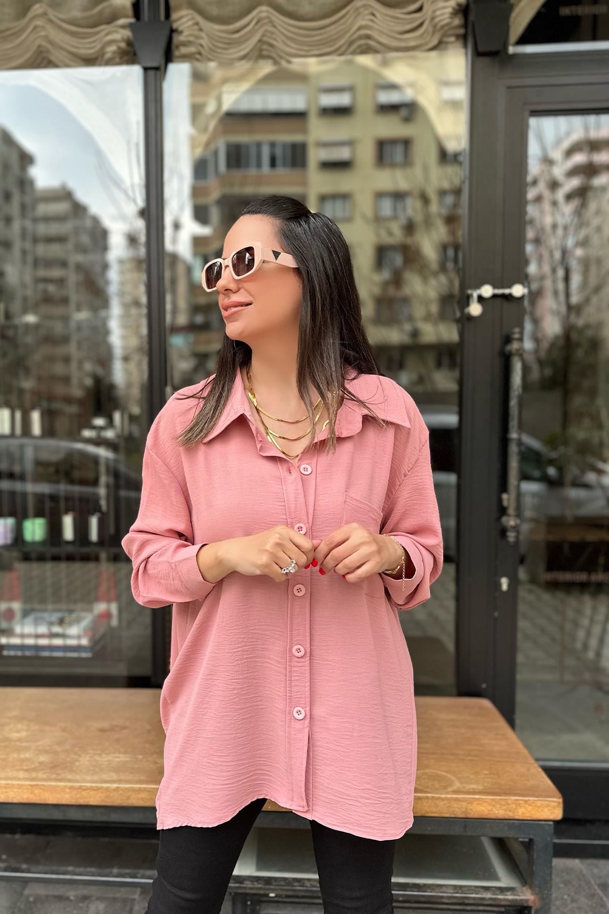 Gülkurusu Salaş Gömlek