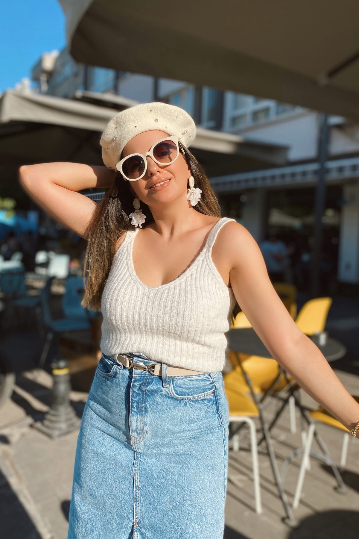 İp Askılı Triko Crop
