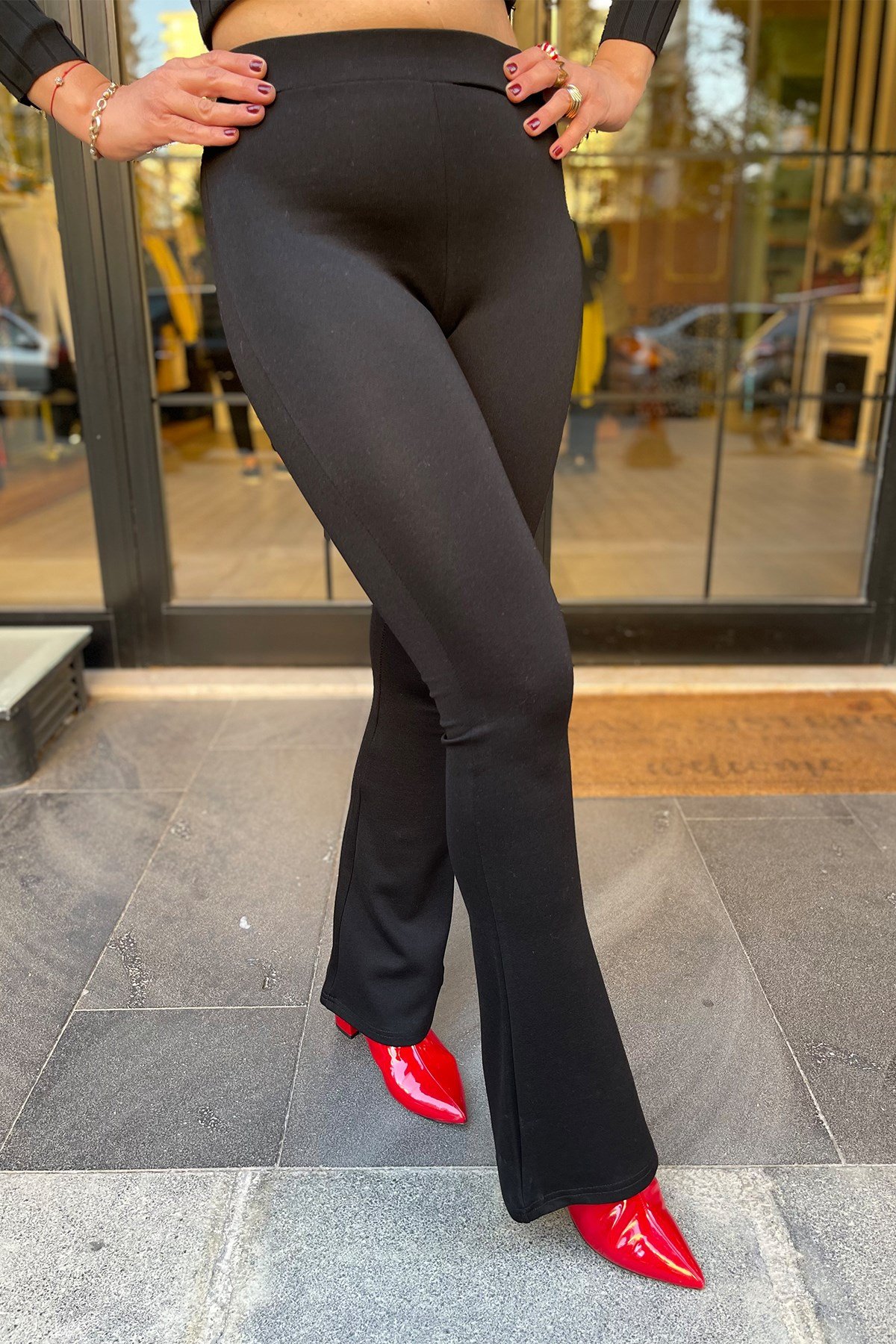 İspanyol Paça Çelik  Tayt