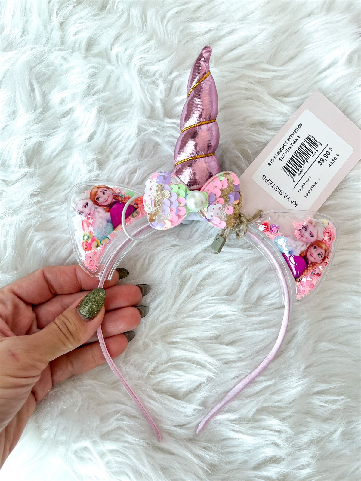 Kids Elsa Unicorn Taç