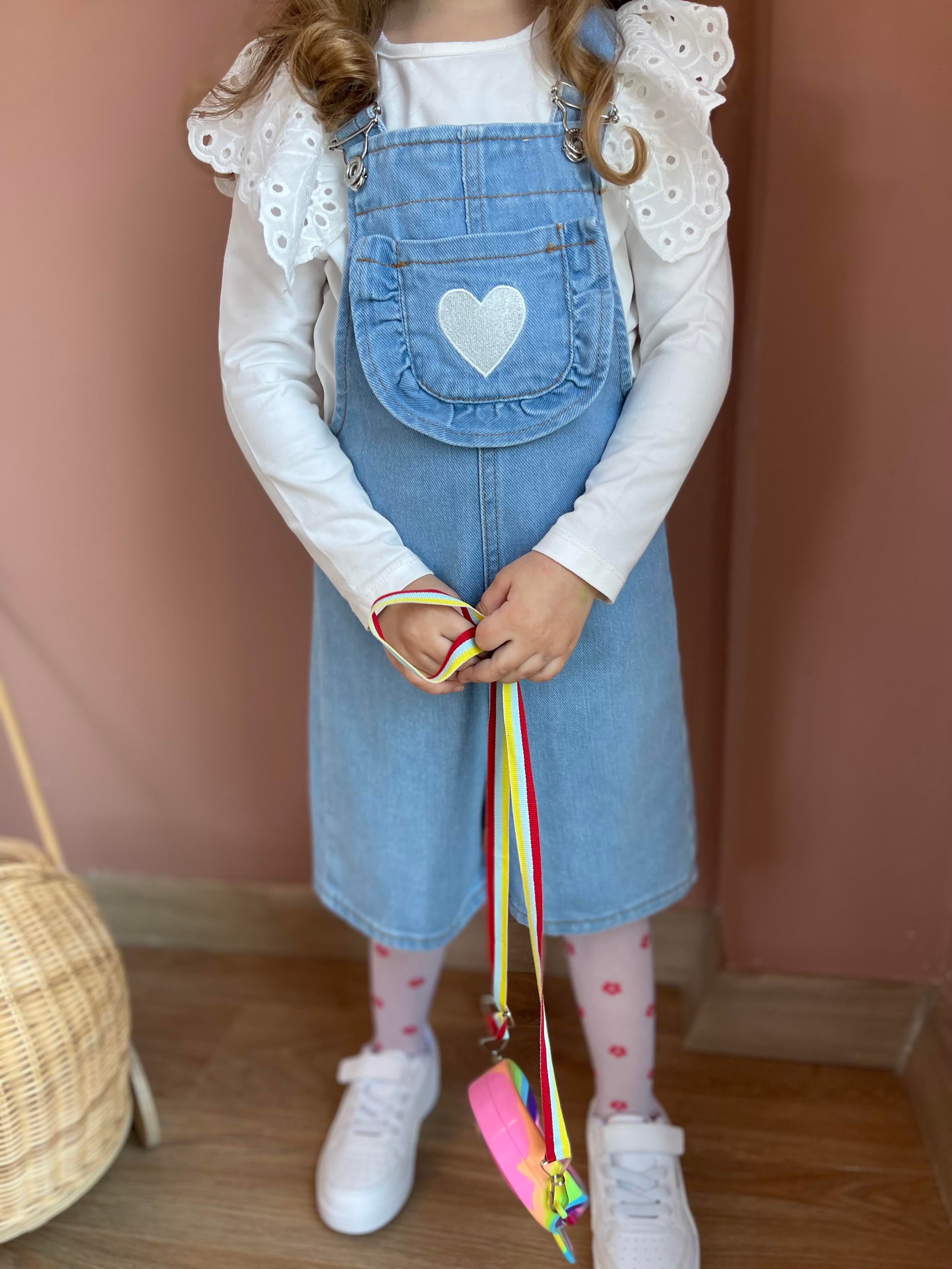 Kids Kot Şort Salopet