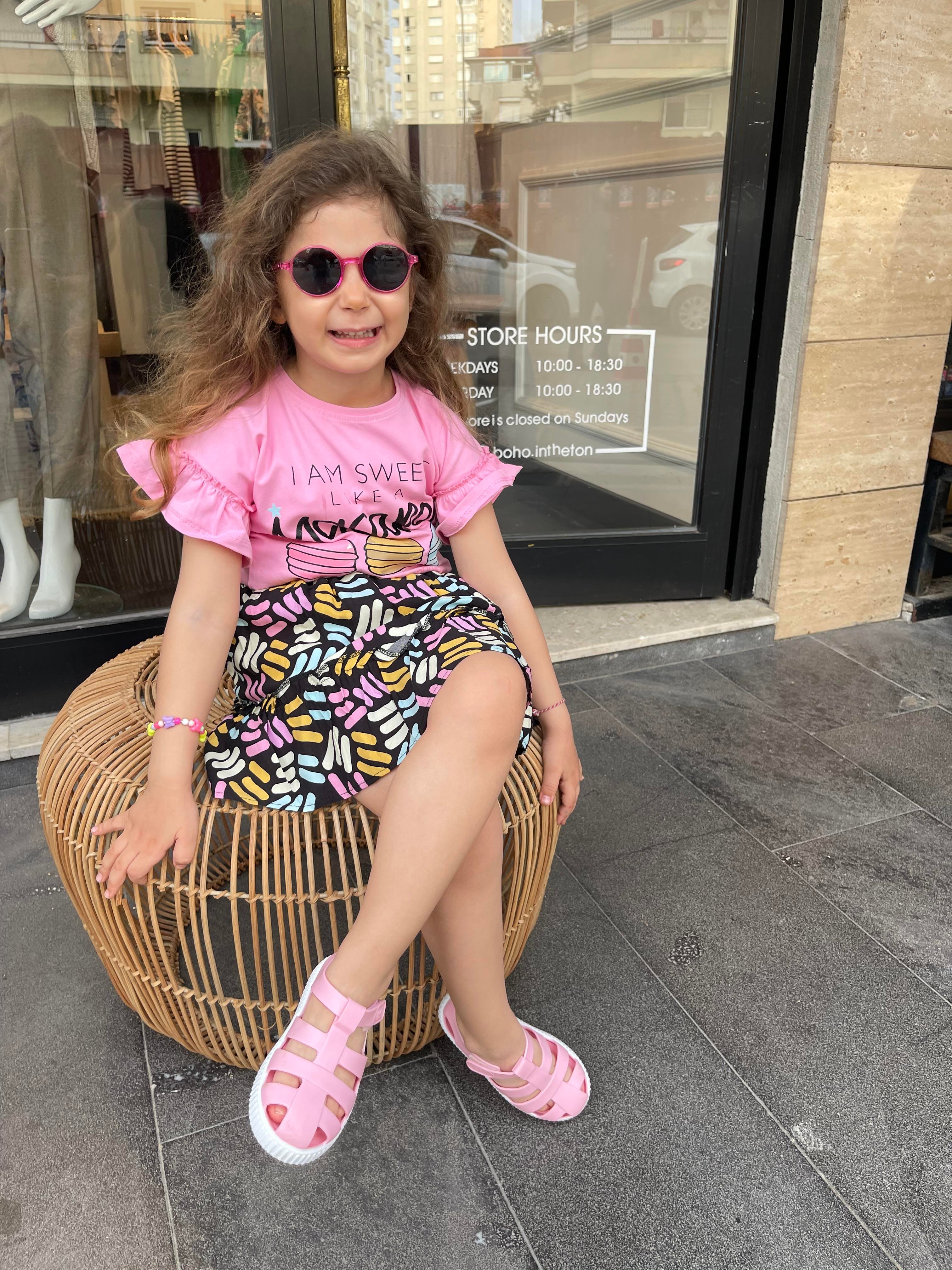 Kids Macaron Etekli Takım