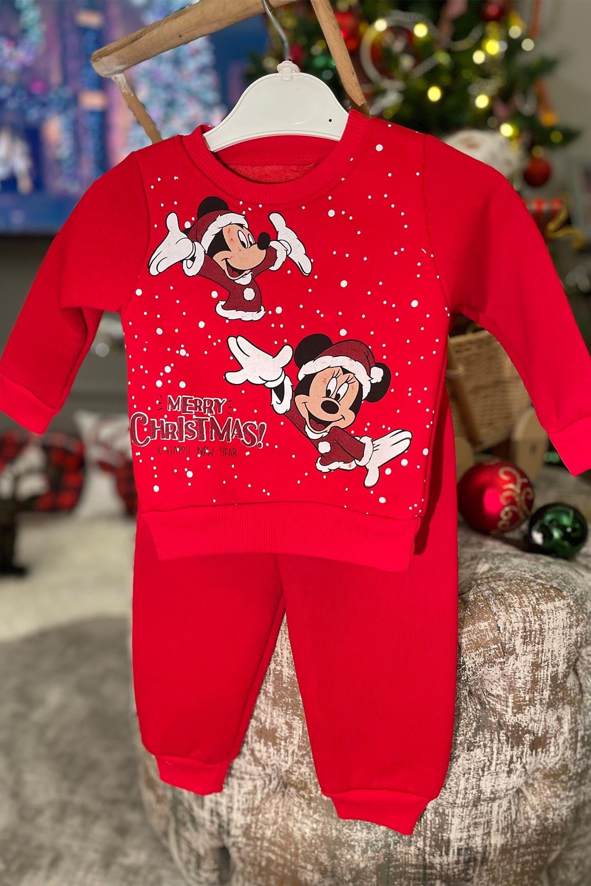 Kids Mickey Baskılı Takım
